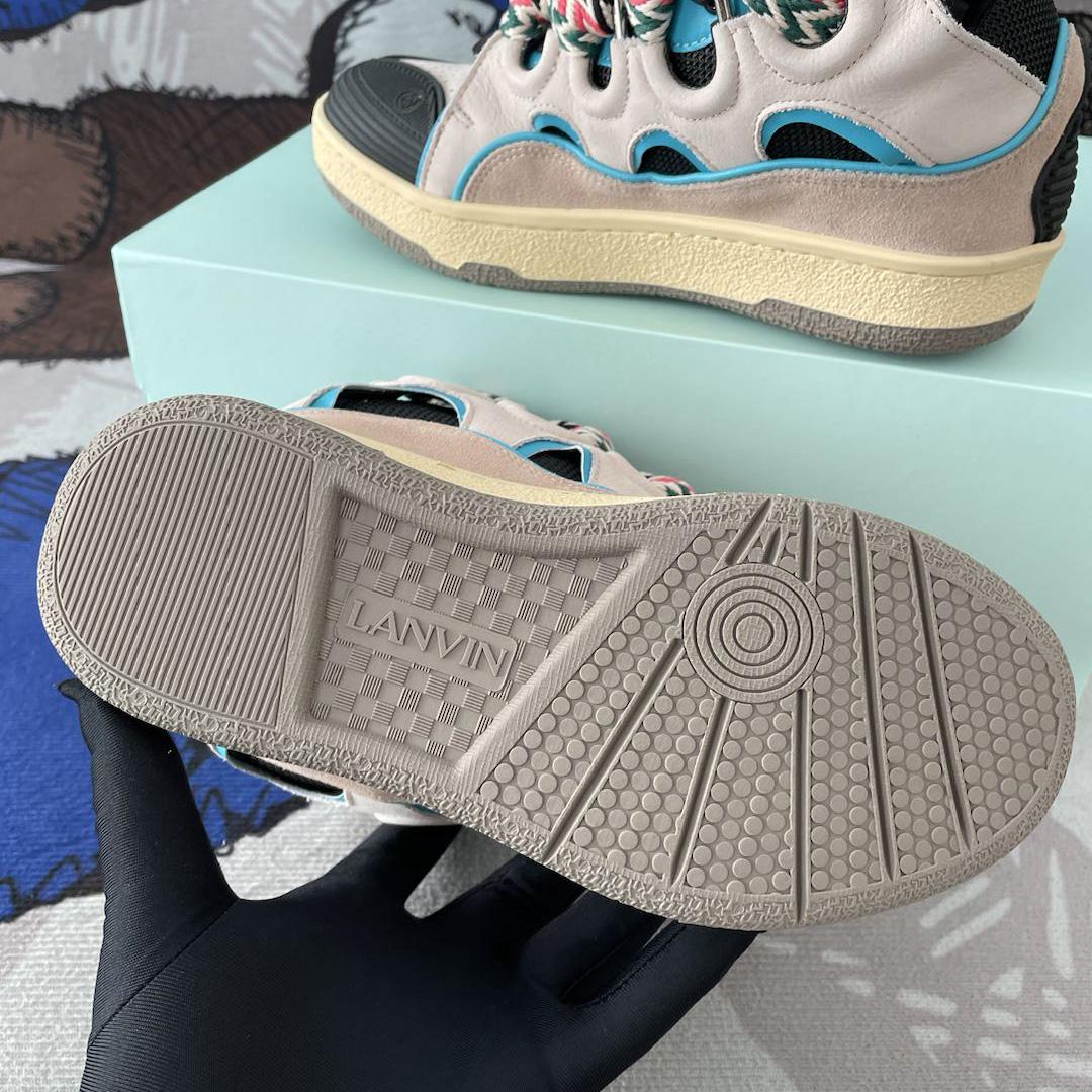 Lanvin Curb Sneaker 'Ecru Black' - DopestKickz