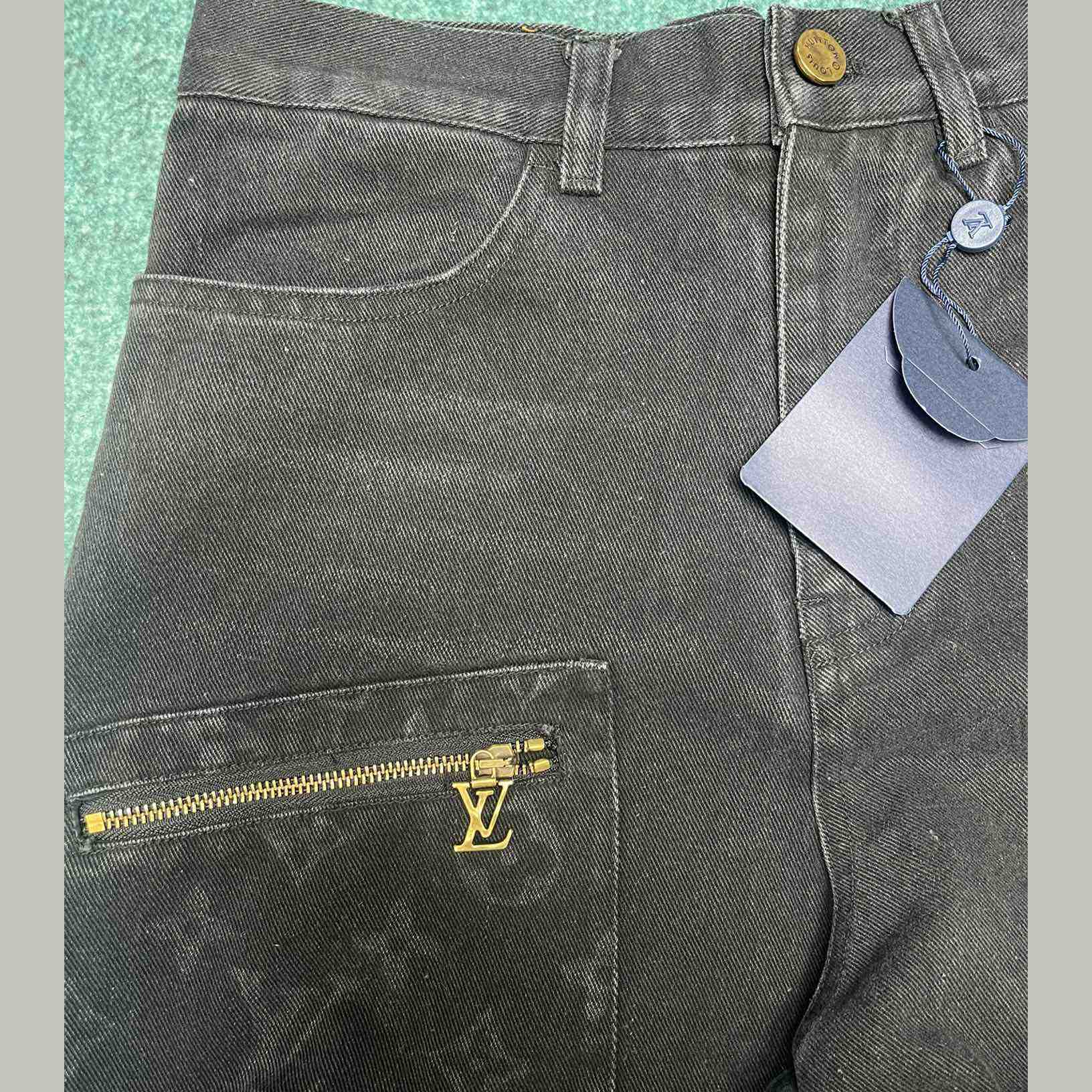 Louis Vuitton Denim Workwear Pants - DopestKickz