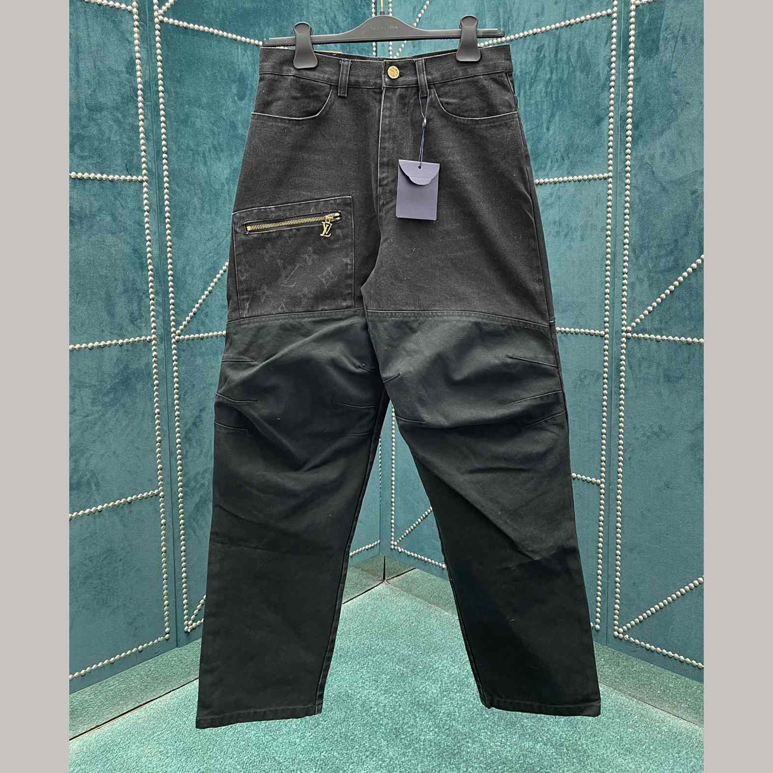 Louis Vuitton Denim Workwear Pants - DopestKickz