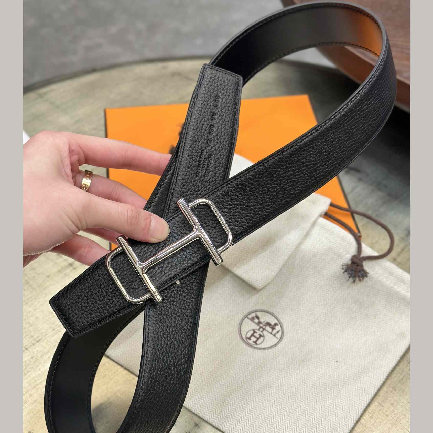 Hermes Royal Belt Buckle & Reversible Leather Strap 38 mm - DopestKickz