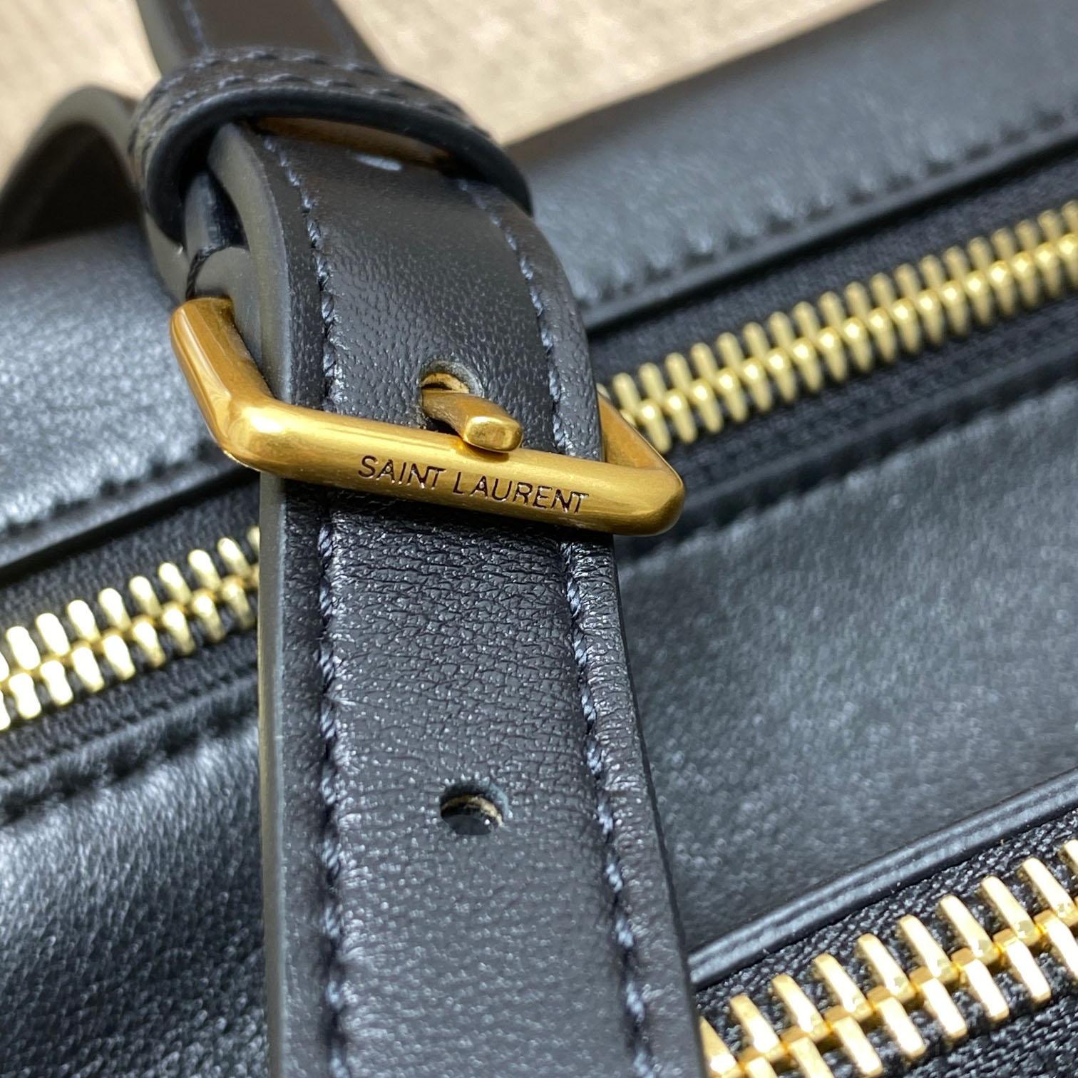 Saint Laurent Lyia Duffle In Quilted Lambskin - DopestKickz