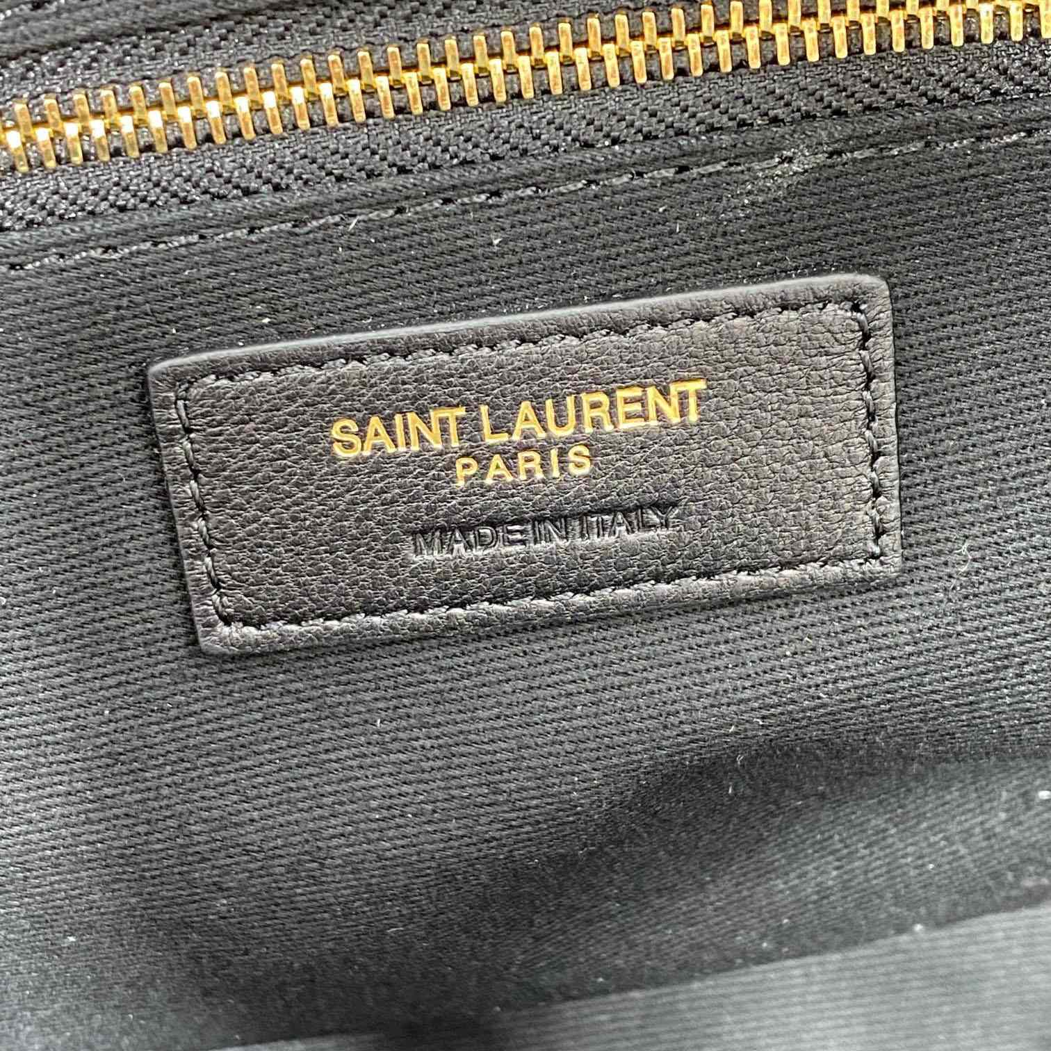 Saint Laurent Lyia Duffle In Quilted Lambskin - DopestKickz