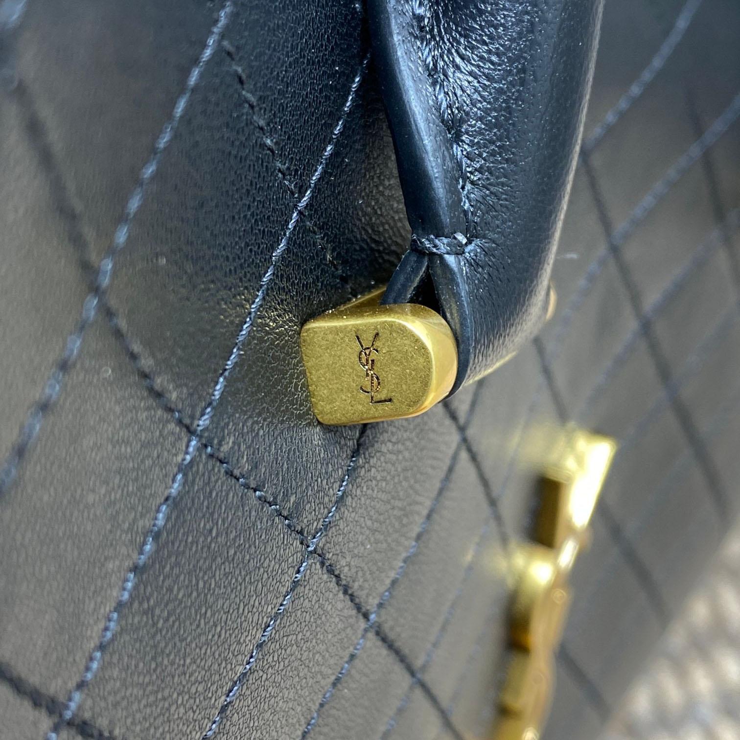 Saint Laurent Lyia Duffle In Quilted Lambskin - DopestKickz