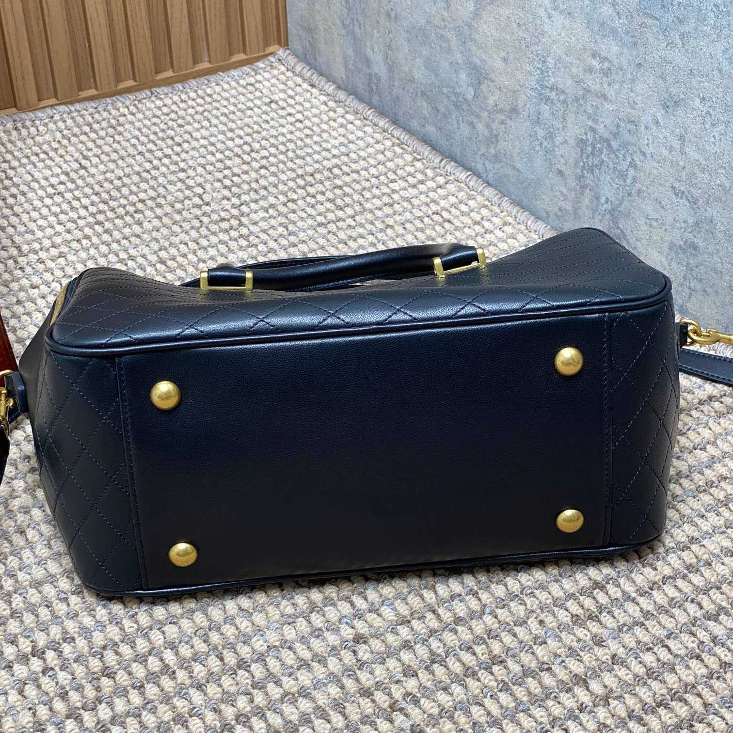 Saint Laurent Lyia Duffle In Quilted Lambskin - DopestKickz