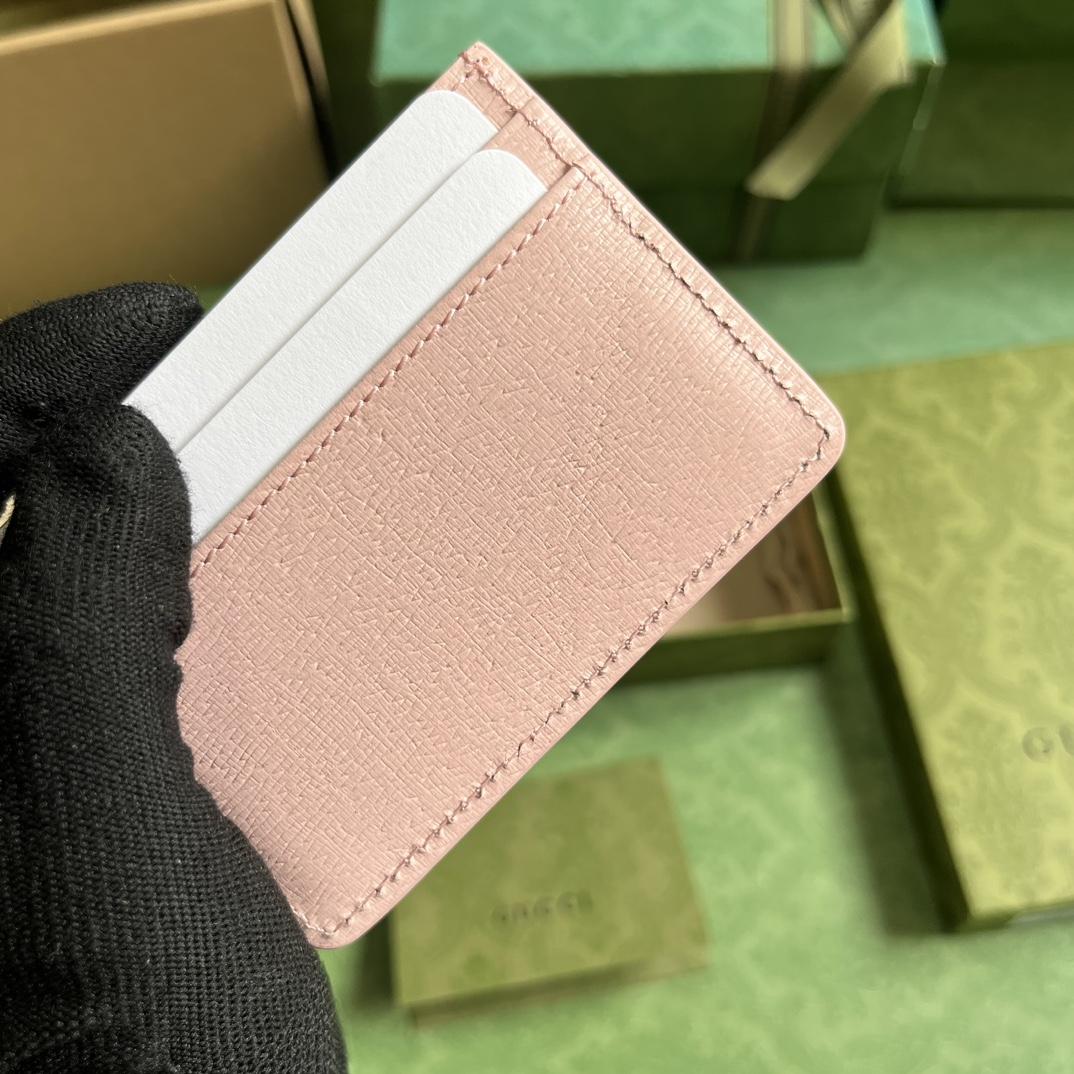 Gucci Card Case With Gucci Script - DopestKickz