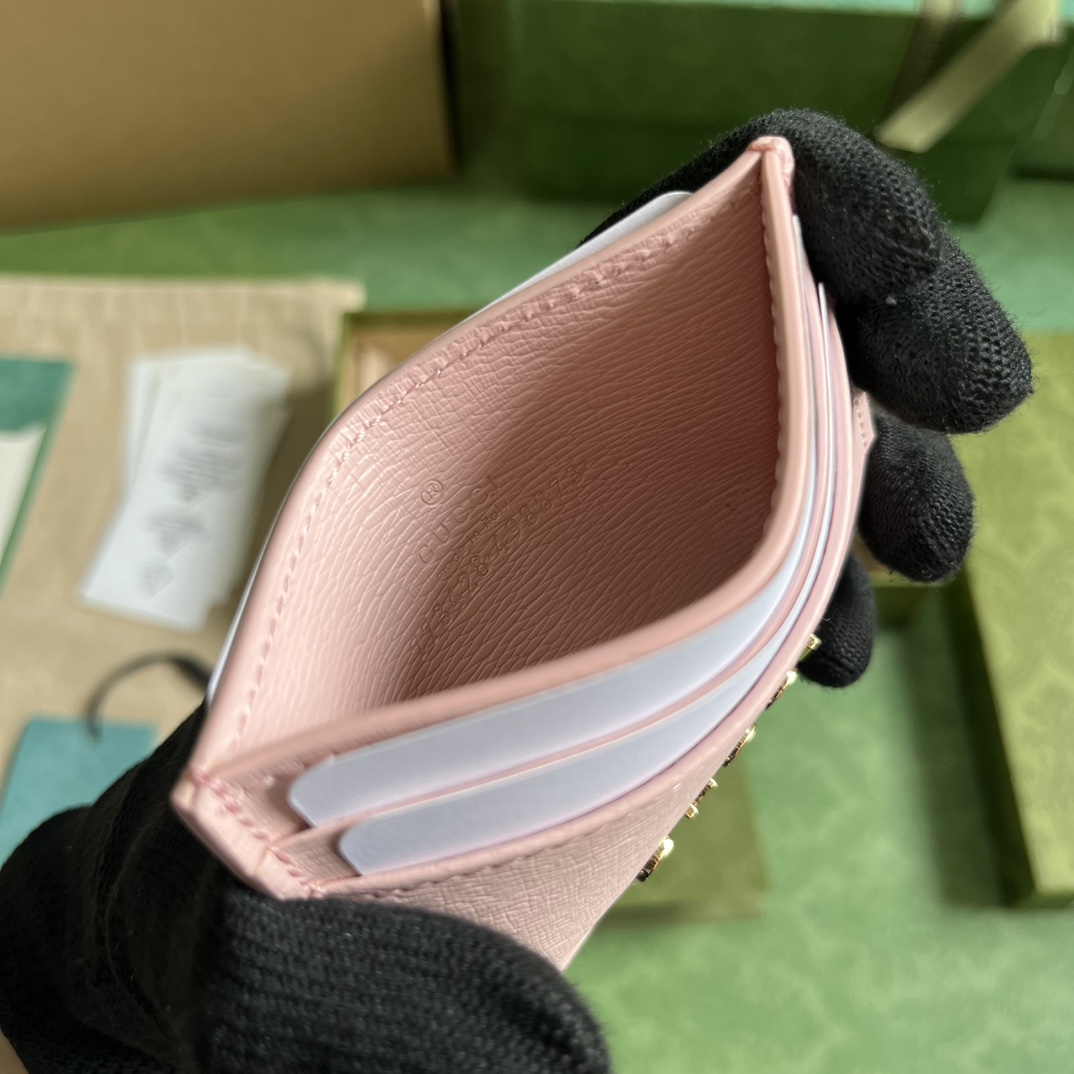 Gucci Card Case With Gucci Script - DopestKickz