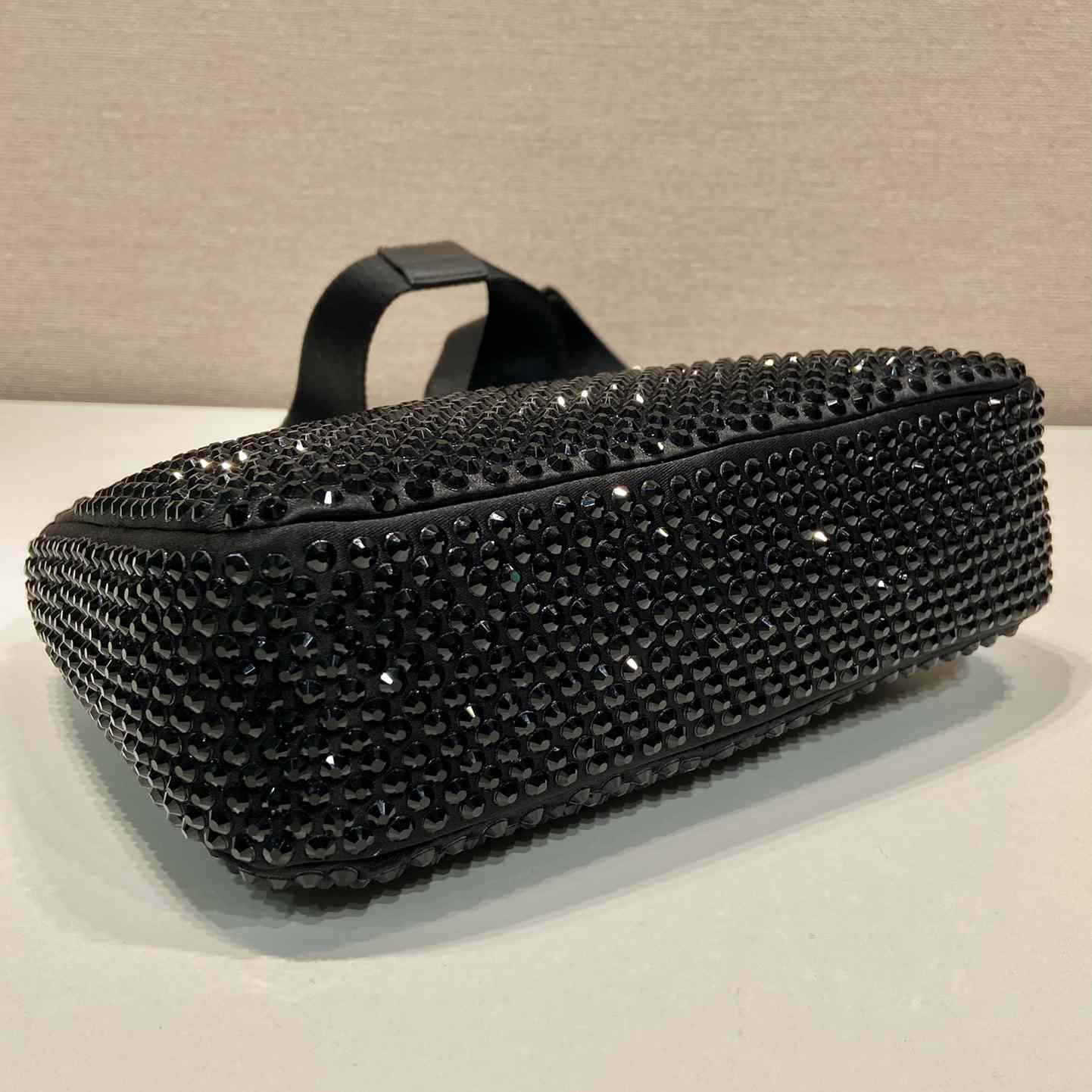 Prada Re-Edition 2005 Satin Bag With Crystals - DopestKickz