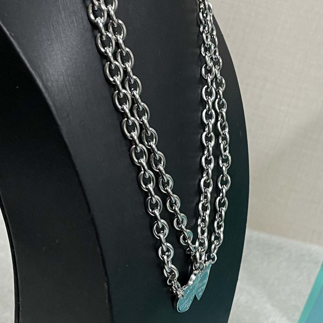 Tiffany&CO Full Heart Toggle Pendant - DopestKickz