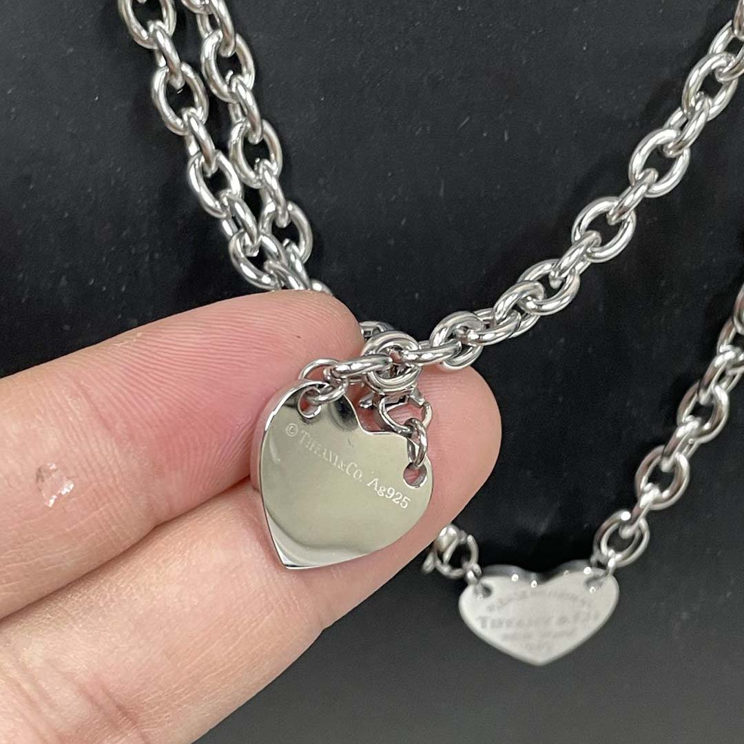 Tiffany&CO Full Heart Toggle Pendant - DopestKickz