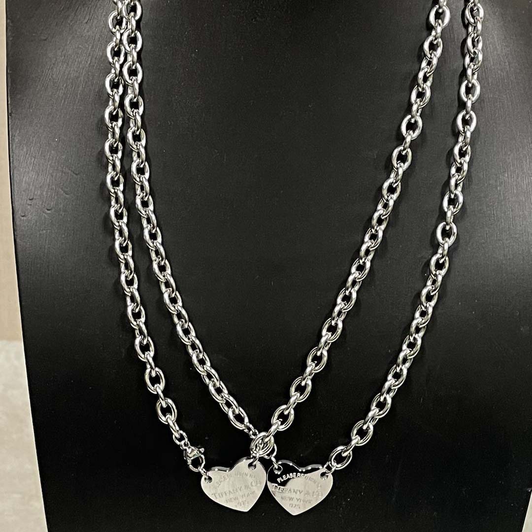 Tiffany&CO Full Heart Toggle Pendant - DopestKickz