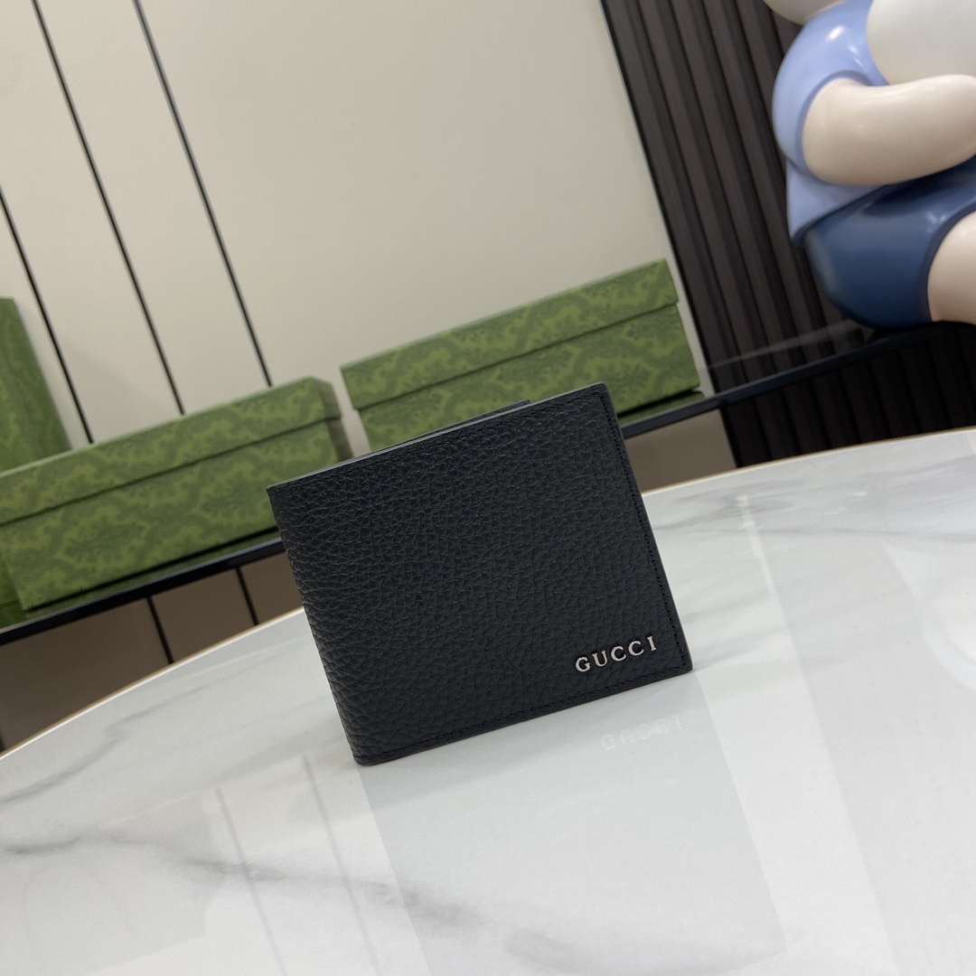 Gucci Bi-fold Wallet With Gucci Logo - DopestKickz
