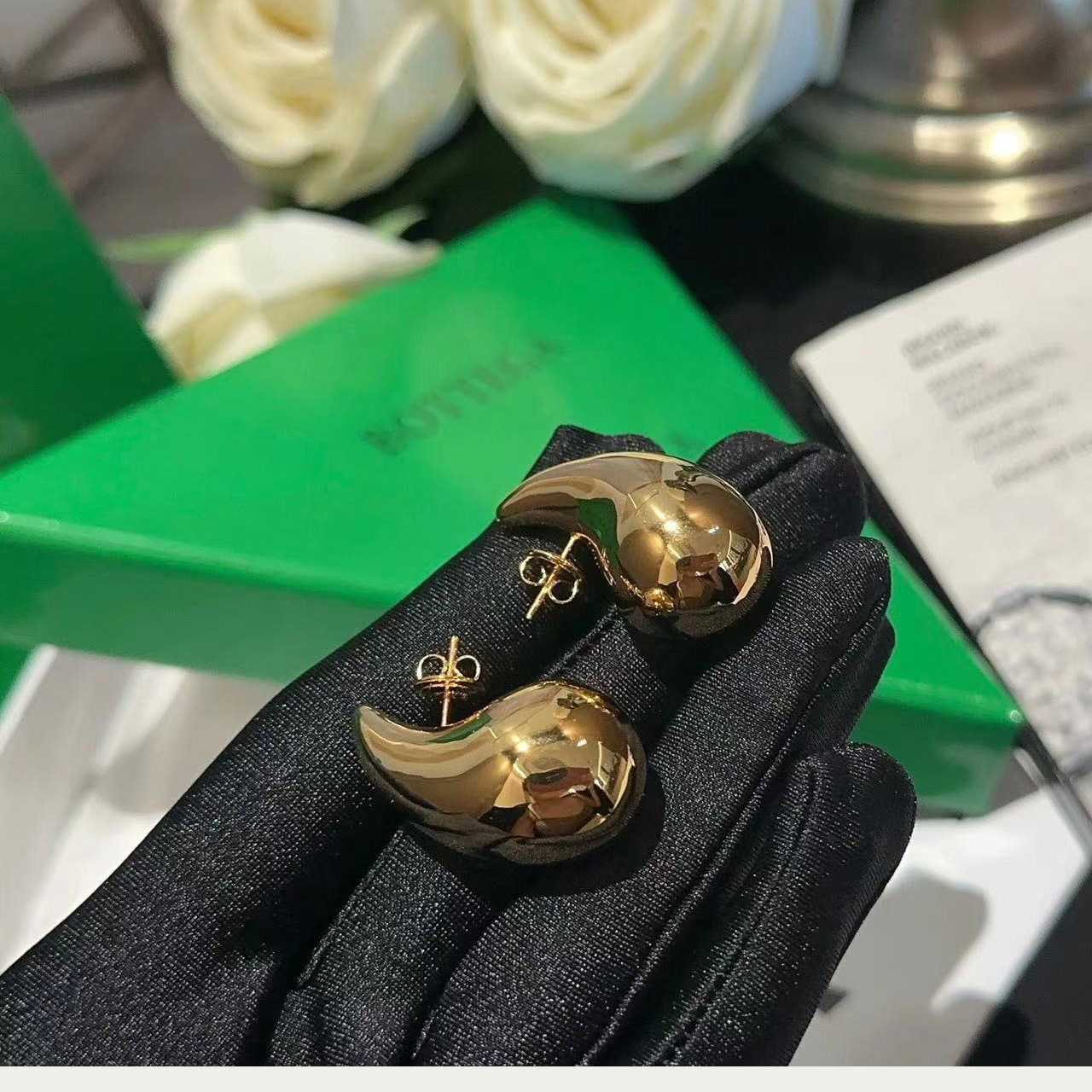 Bottega Veneta Drop Earrings - DopestKickz