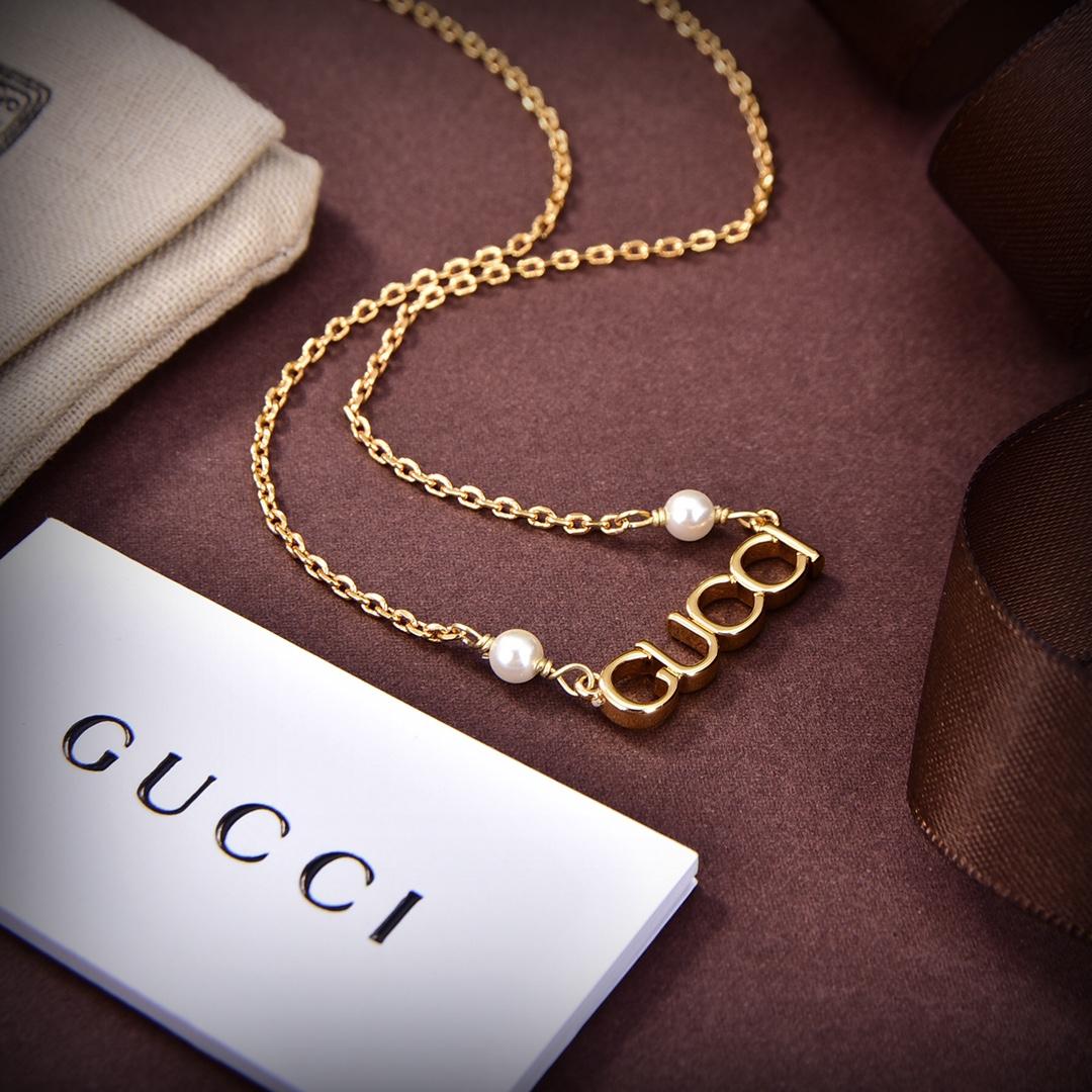 Gucci Letter Single Necklace - DopestKickz