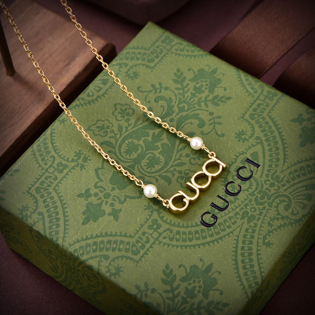 Gucci Letter Single Necklace - DopestKickz