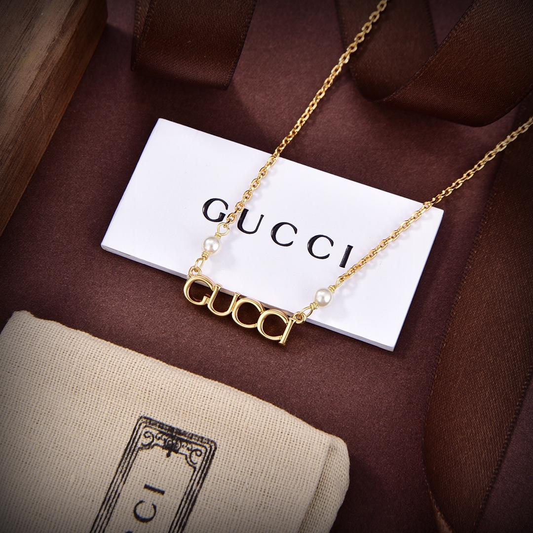 Gucci Letter Single Necklace - DopestKickz