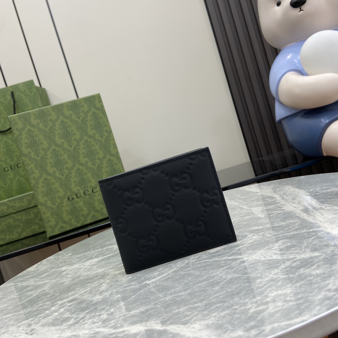 Gucci GG Rubber-effect Bi-fold Wallet - DopestKickz