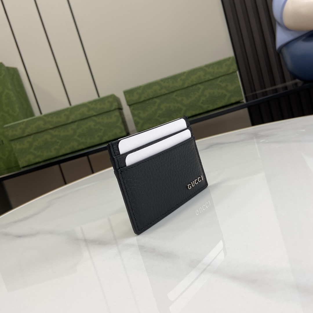 Gucci Card Case With Gucci Logo - DopestKickz