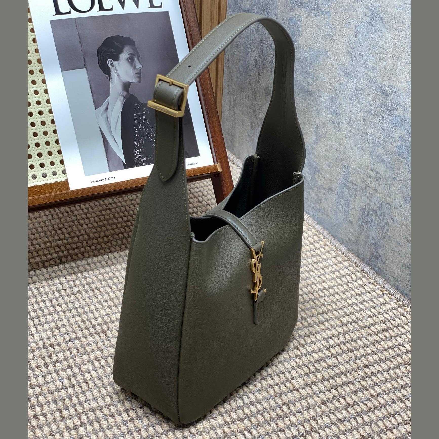 Saint Laurent LE 5 À 7 Supple Small In Grained Leather - DopestKickz