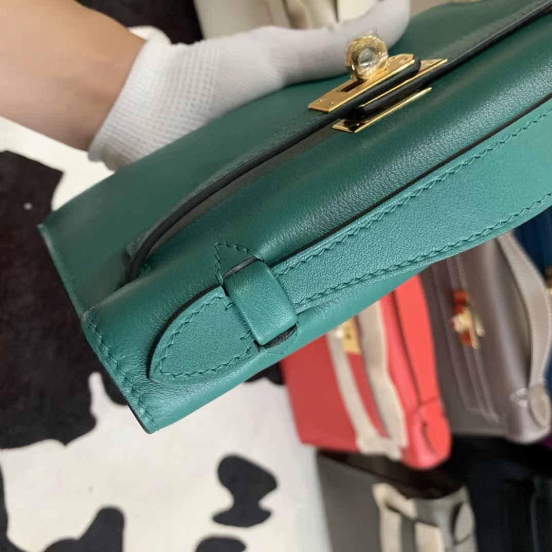 Hermes Kelly Pochette Clutch Bag   23-14-7cm - DopestKickz