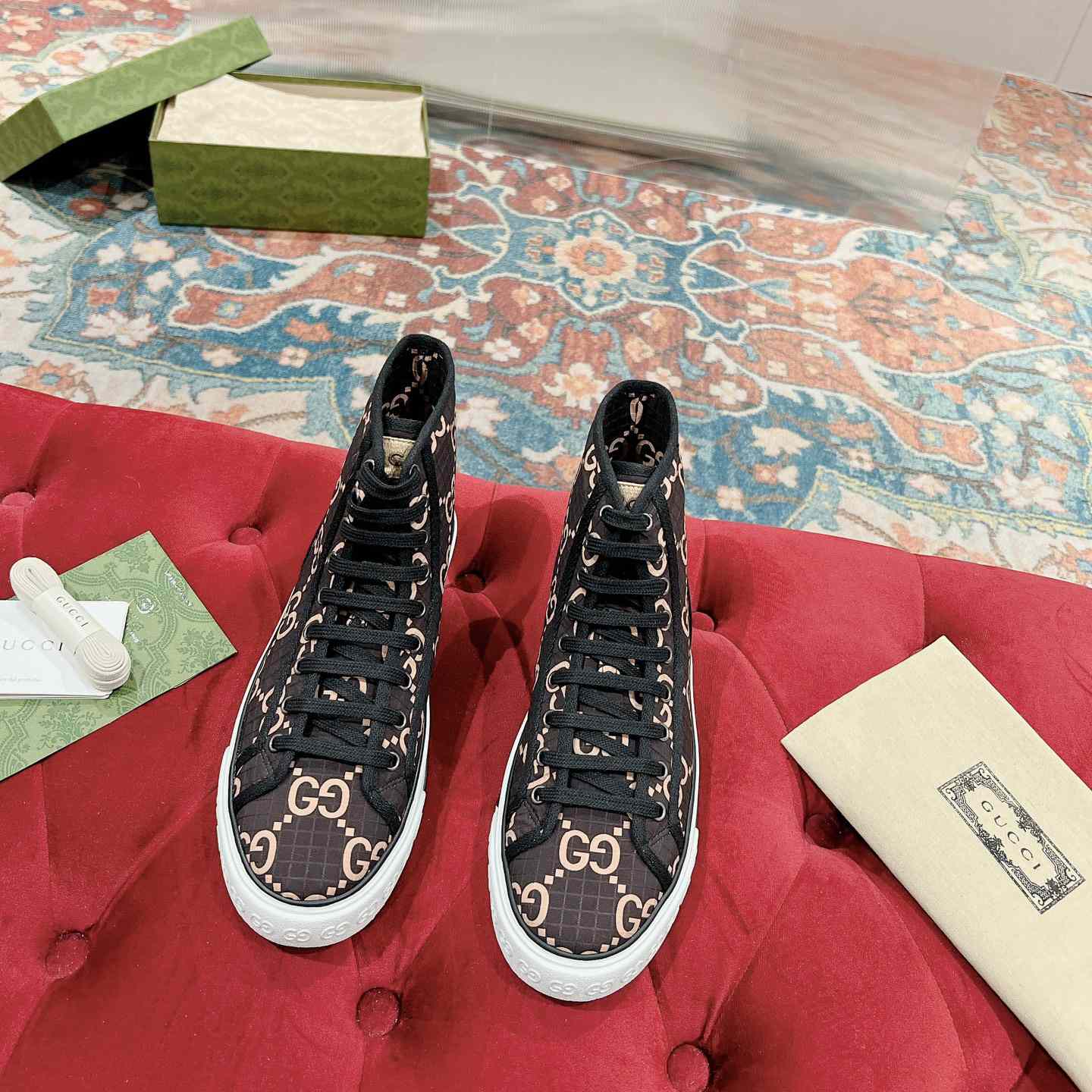 Gucci Tennis 1977 High-top Sneaker(upon uk size) - DopestKickz