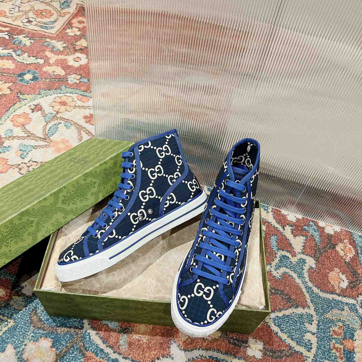 Gucci Tennis 1977 High-top Sneaker(upon uk size) - DopestKickz