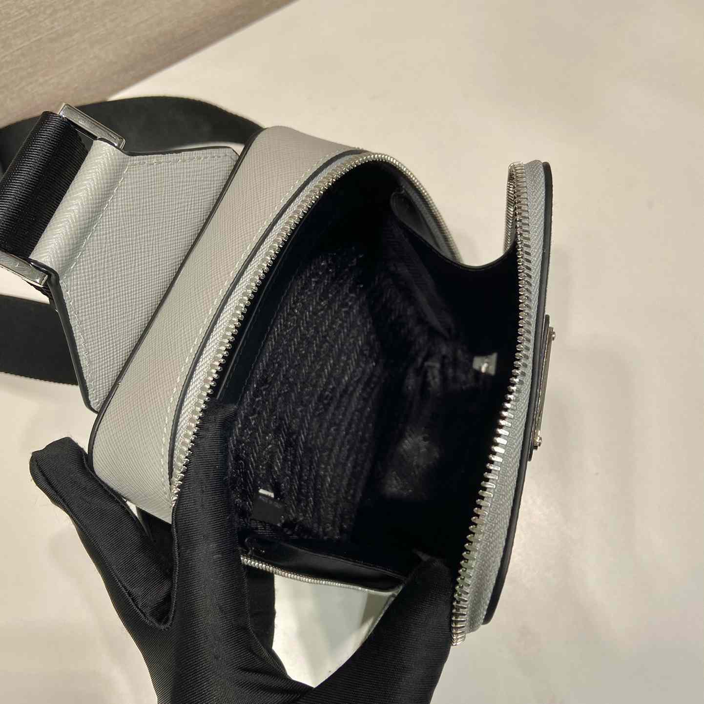 Prada Brique Saffiano Leather Bag - DopestKickz