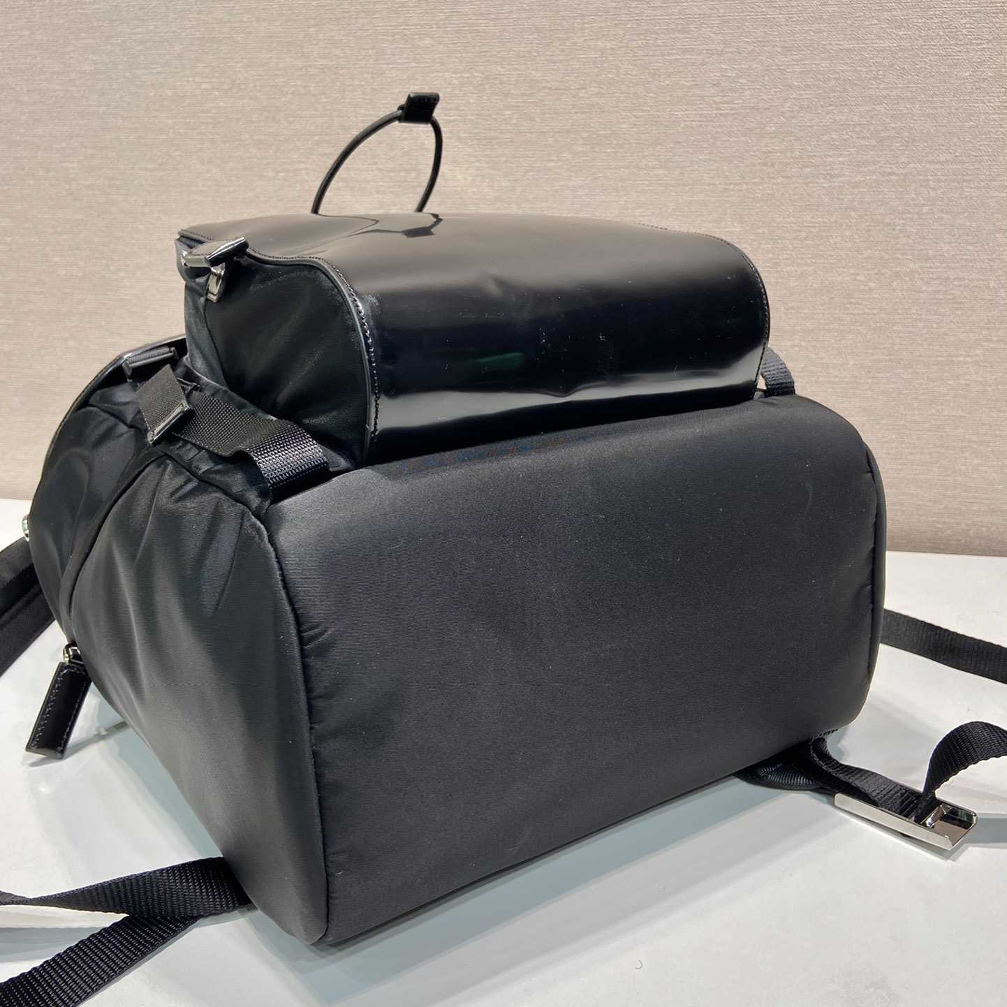 Prada Re-Nylon And Brushed Leather Backpack - DopestKickz