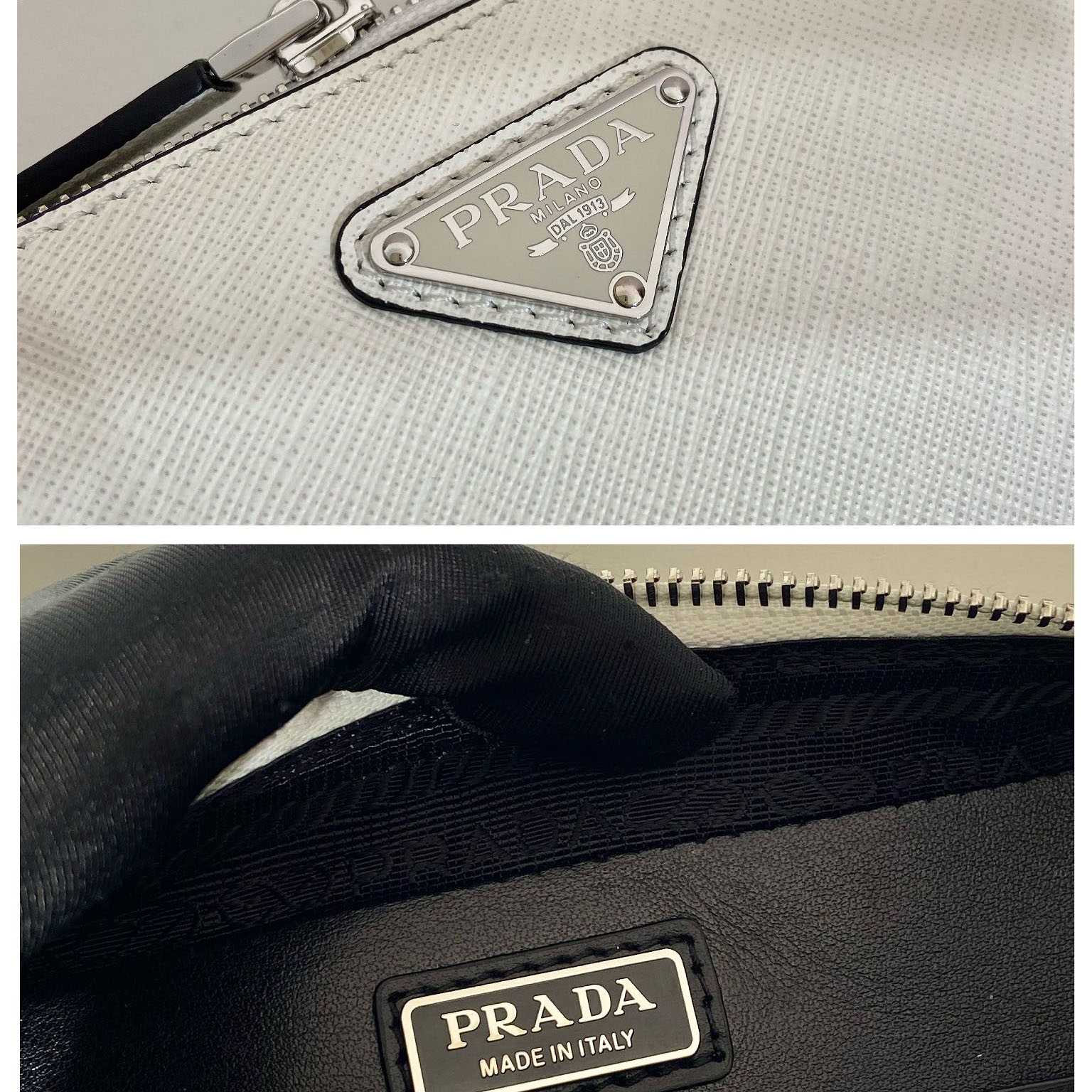 Prada Brique Saffiano Leather Bag - DopestKickz