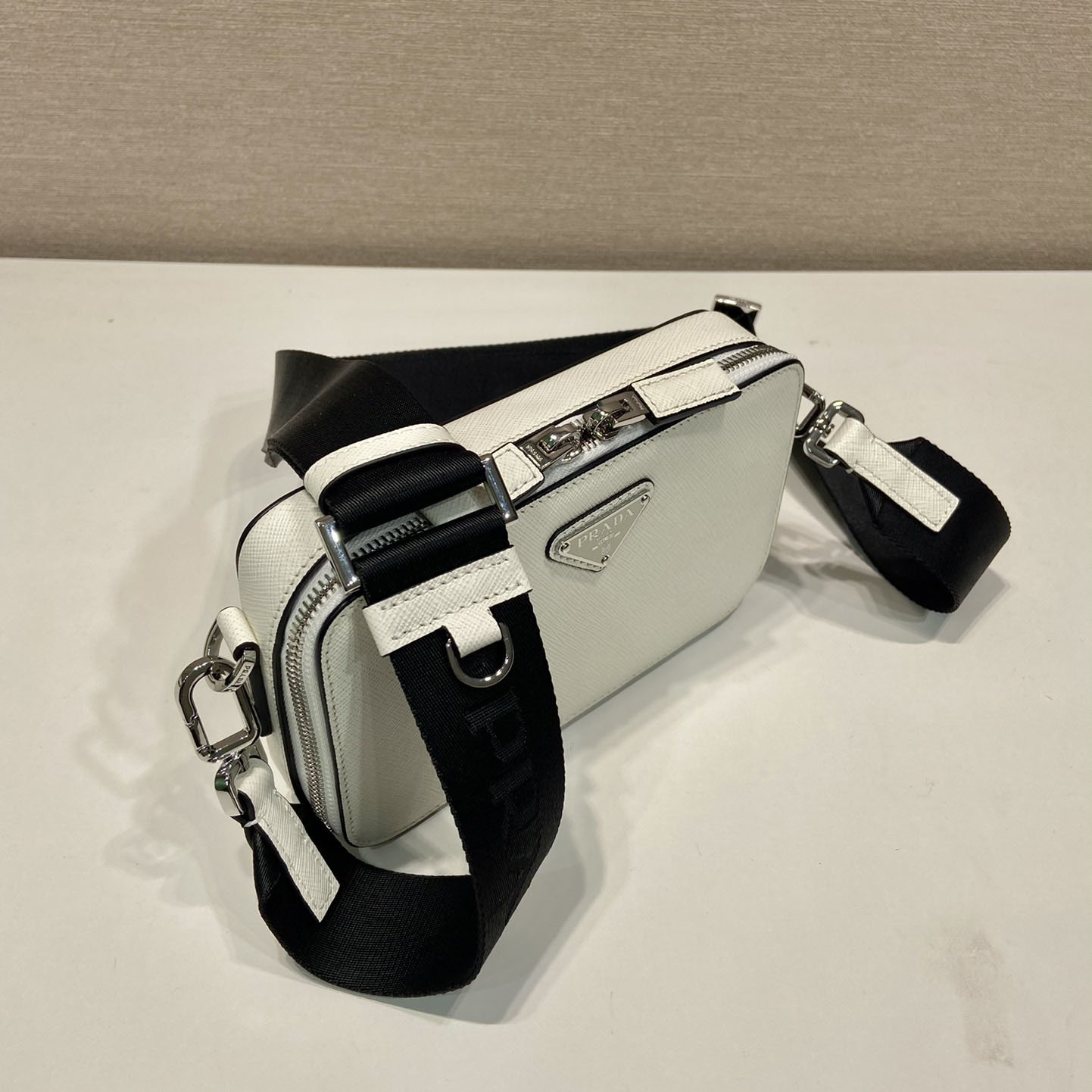 Prada Brique Saffiano Leather Bag - DopestKickz