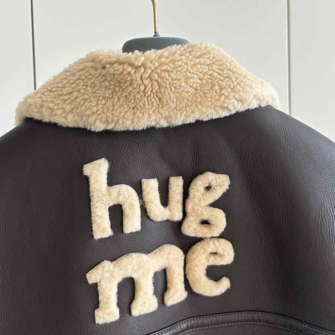 Moschino 'Hug Me' Leather Jacket - DopestKickz