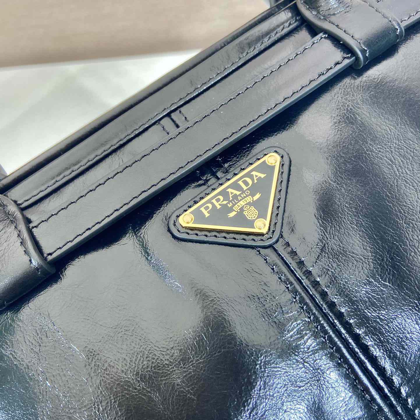 Prada Large Leather Handbag - DopestKickz