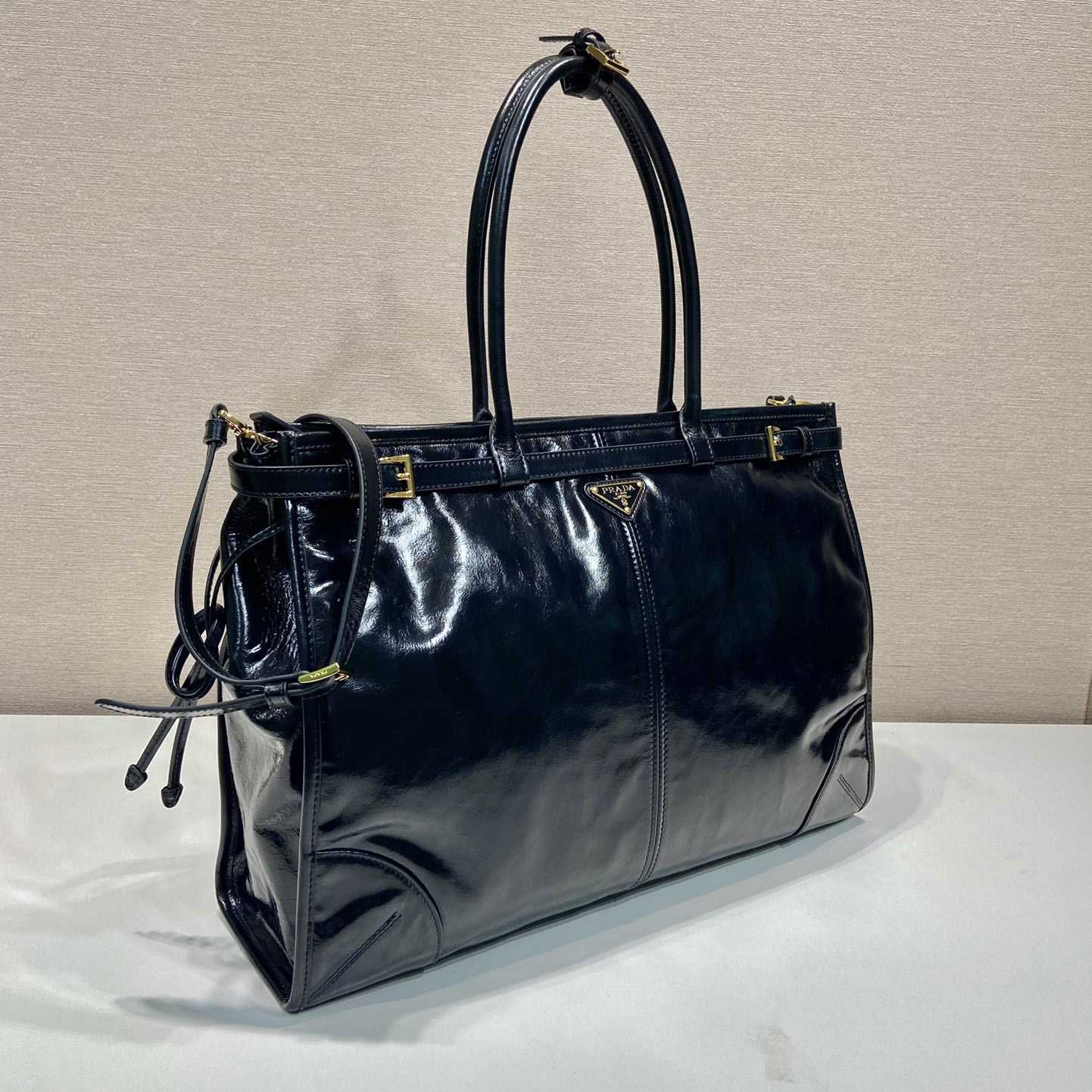Prada Large Leather Handbag - DopestKickz