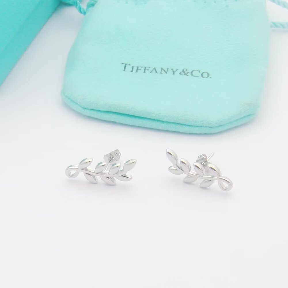 Tiffany&CO Olive Leaf Climber Earrings - DopestKickz