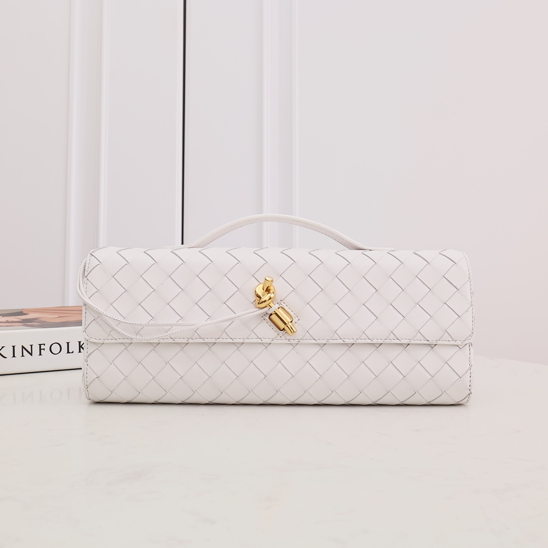 Bottega Veneta Long Clutch Andiamo With Handle - DopestKickz