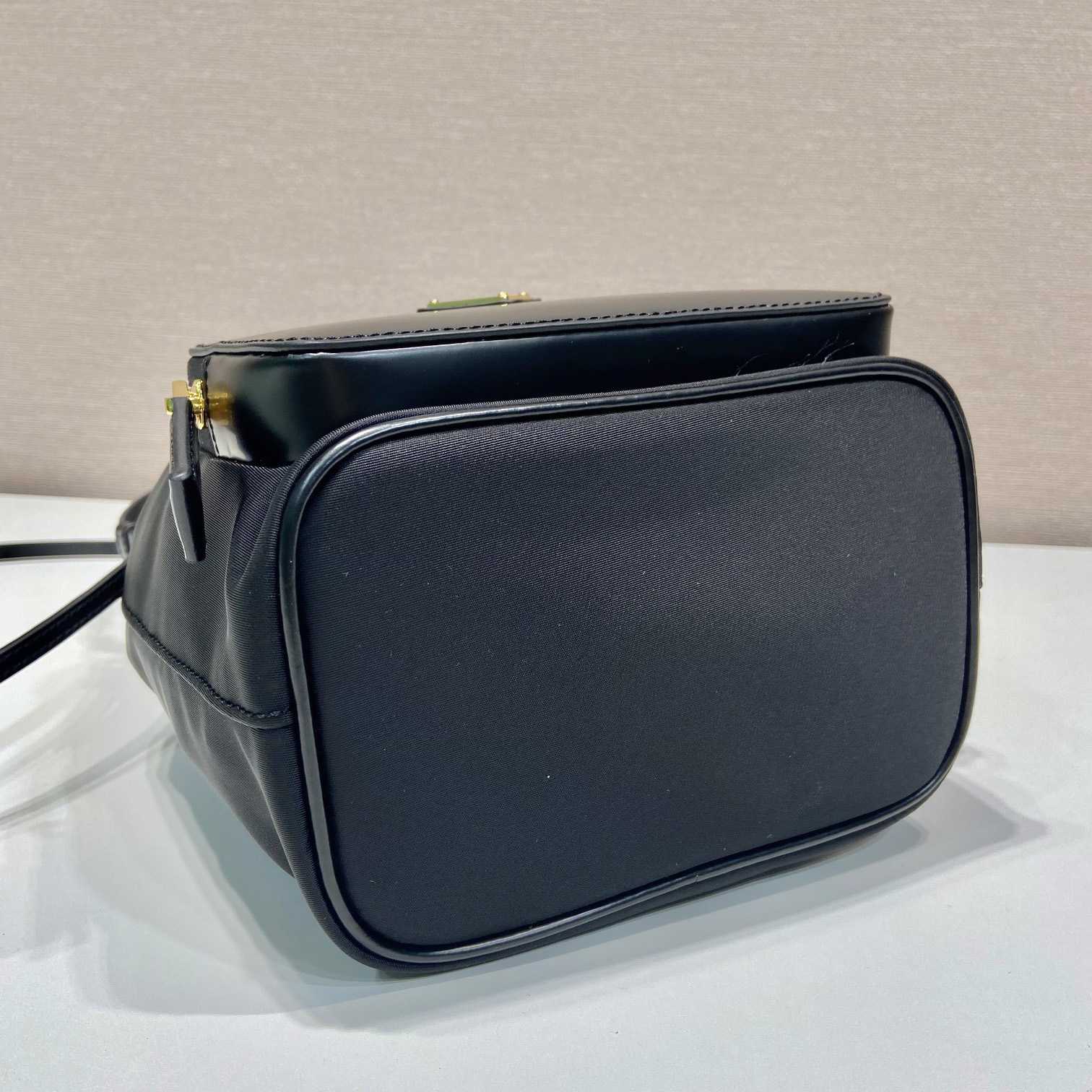 Prada Duet Re-Nylon And Brushed Bucket Bag - DopestKickz