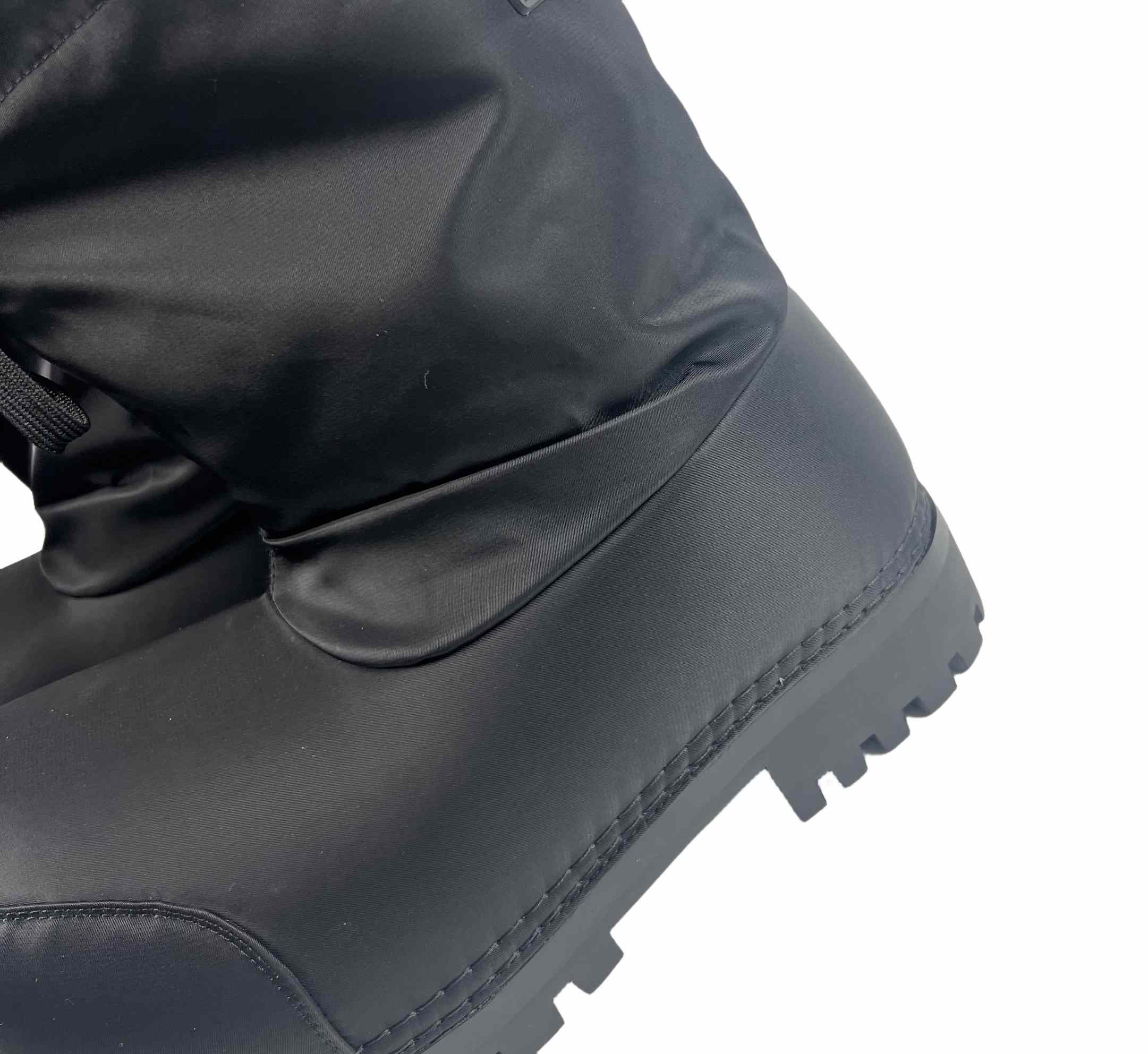 Balenciaga Alaska Low Boot In Black Nylon - DopestKickz