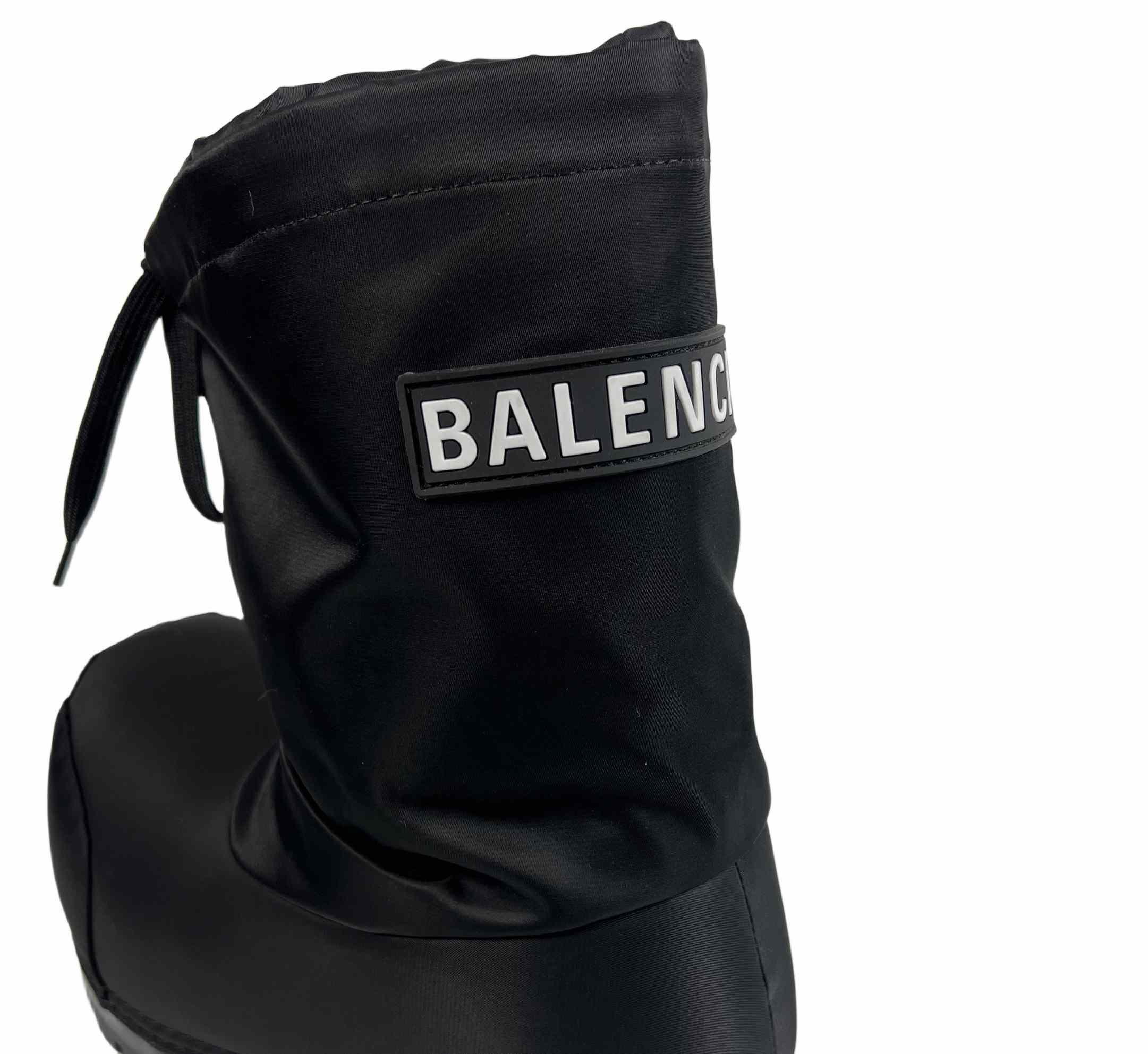 Balenciaga Alaska Low Boot In Black Nylon - DopestKickz