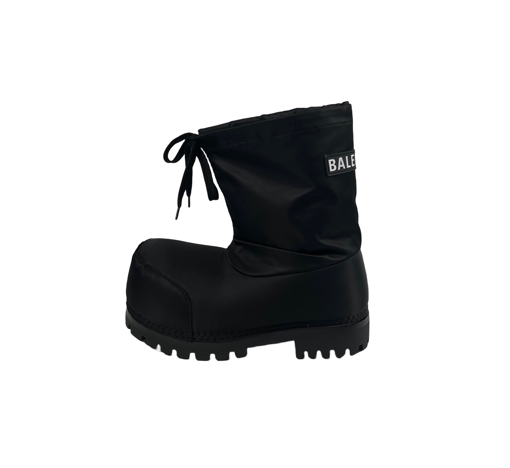 Balenciaga Alaska Low Boot In Black Nylon - DopestKickz