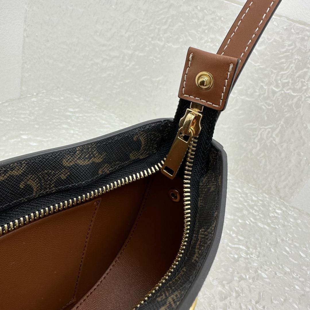 Celine Medium Tilly Bag In Shiny Calfskin - DopestKickz