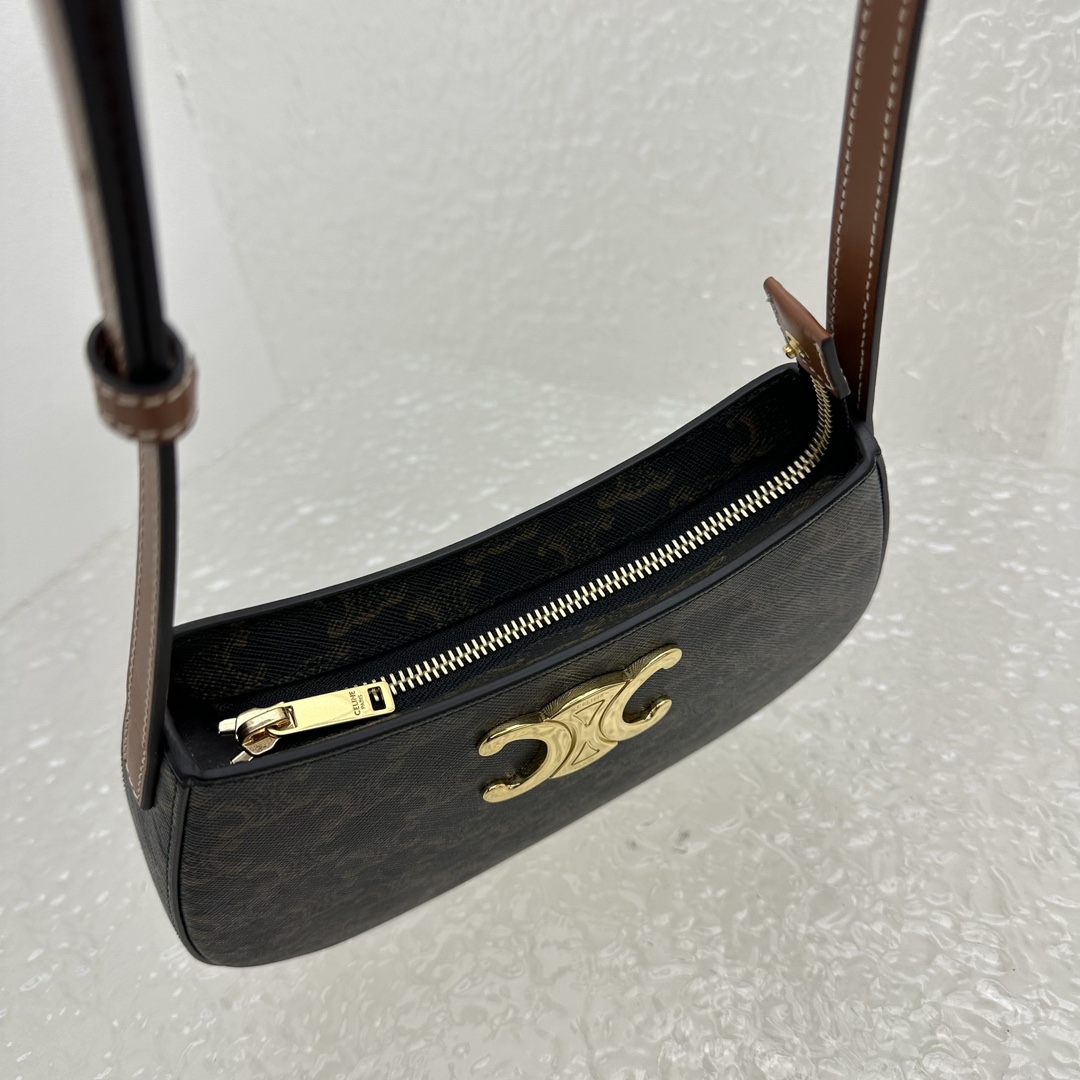 Celine Medium Tilly Bag In Shiny Calfskin - DopestKickz