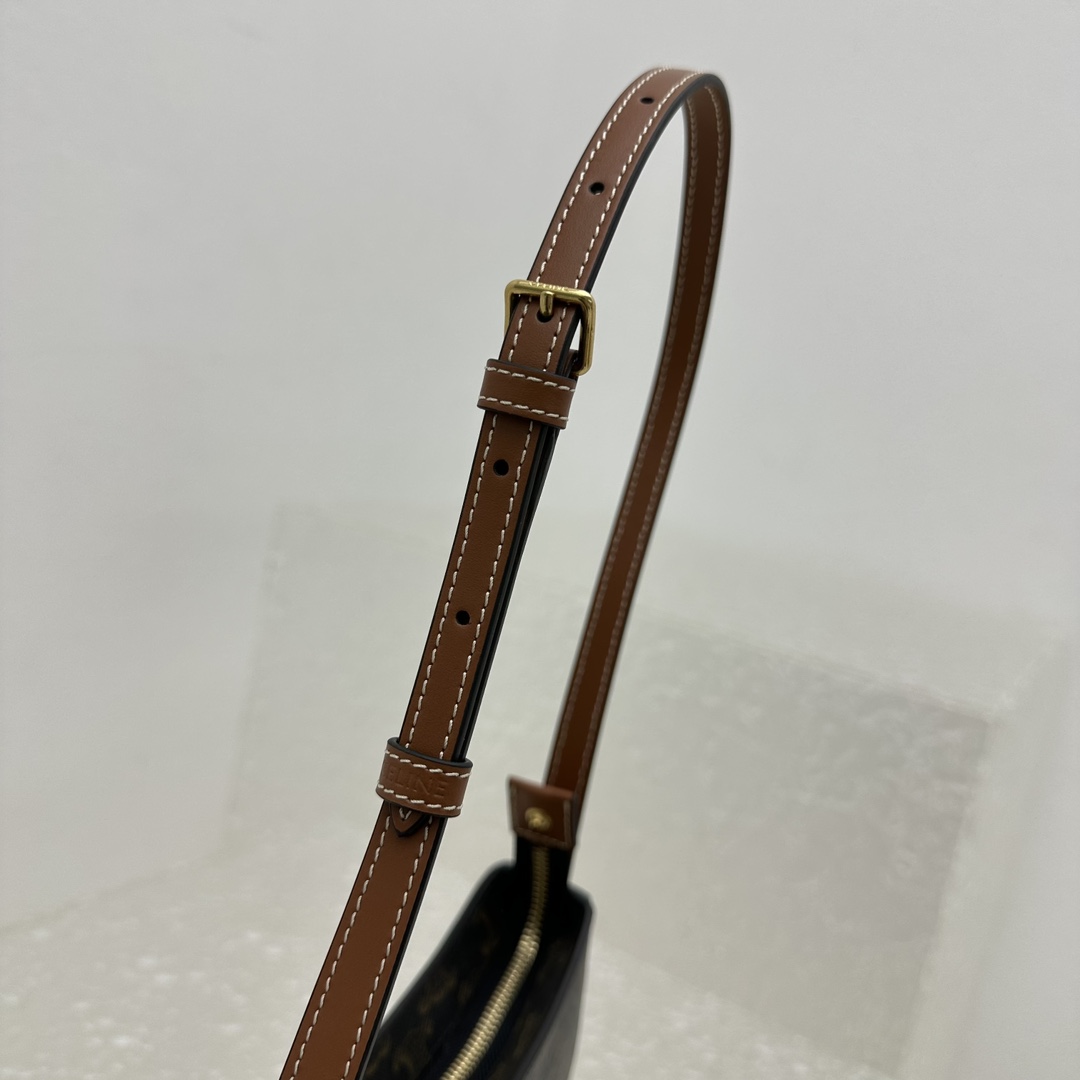Celine Medium Tilly Bag In Shiny Calfskin - DopestKickz