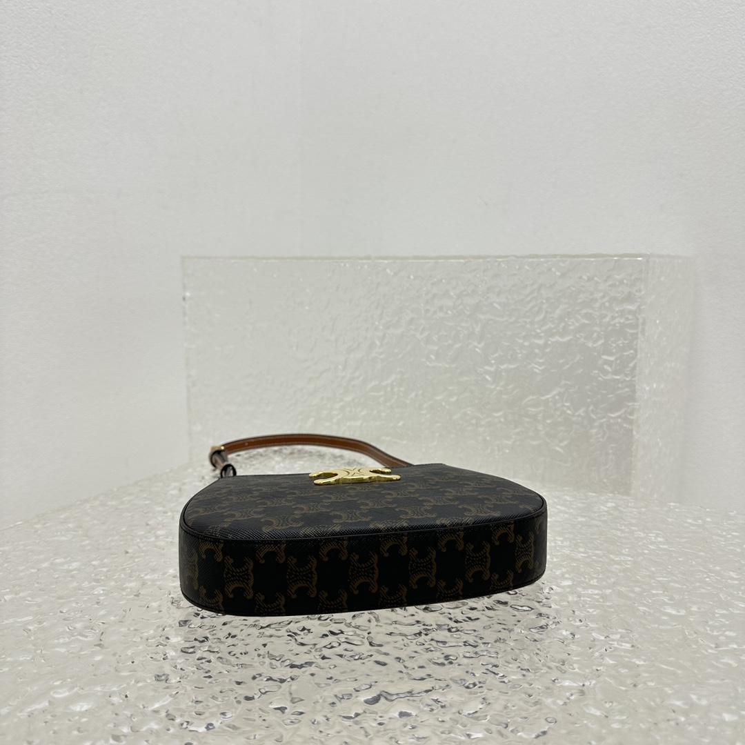 Celine Medium Tilly Bag In Shiny Calfskin - DopestKickz