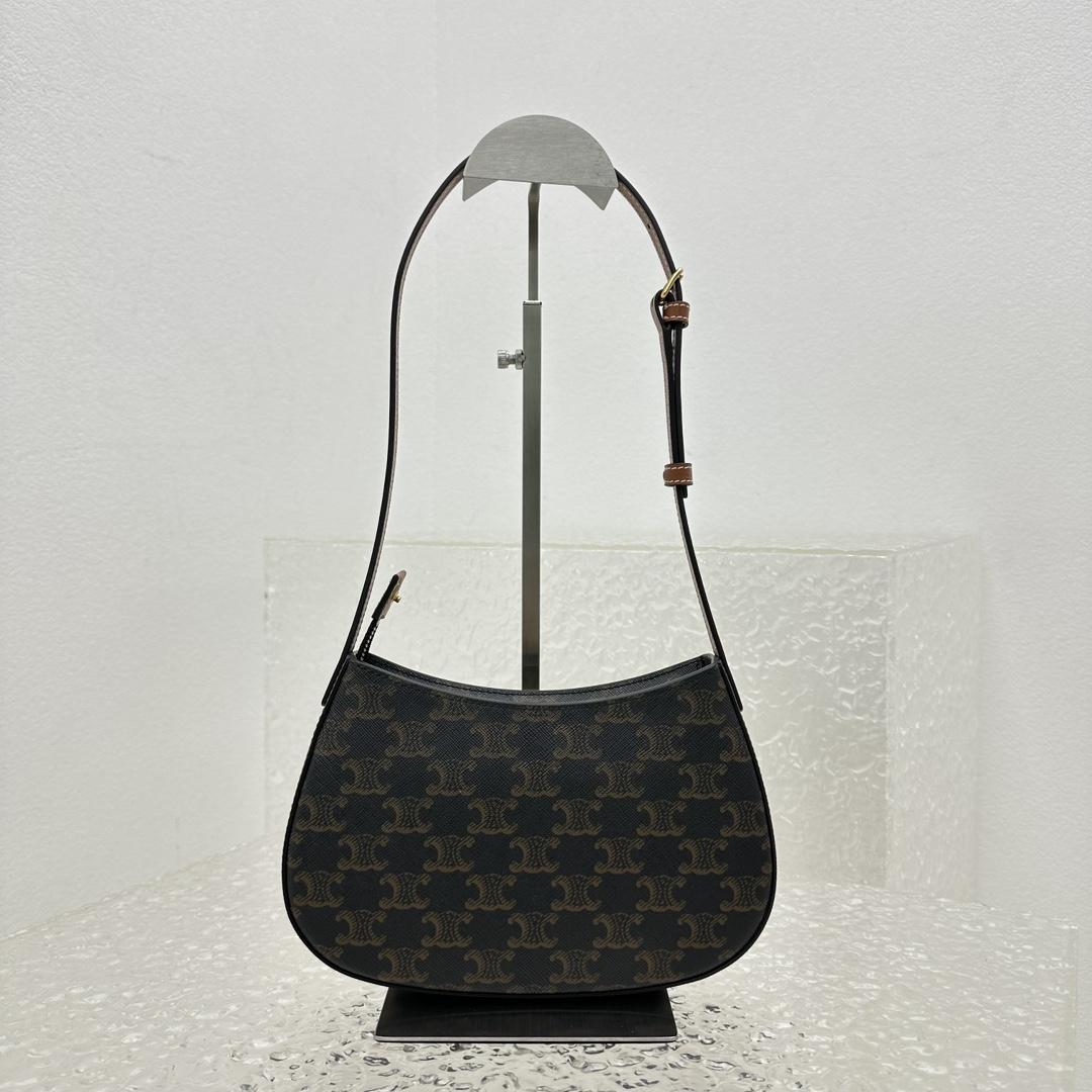 Celine Medium Tilly Bag In Shiny Calfskin - DopestKickz