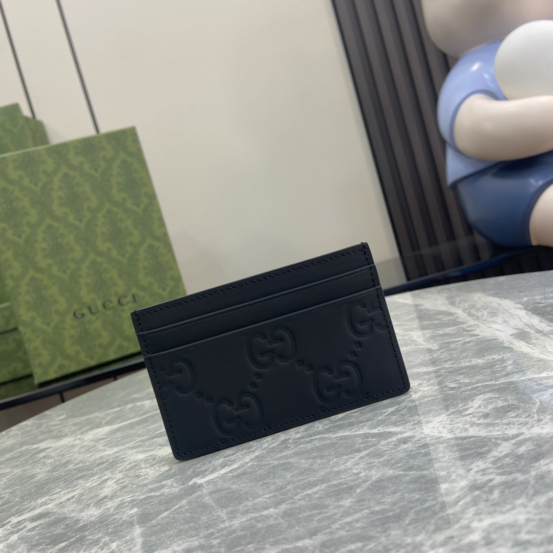 Gucci GG Rubber-effect Card Case - DopestKickz