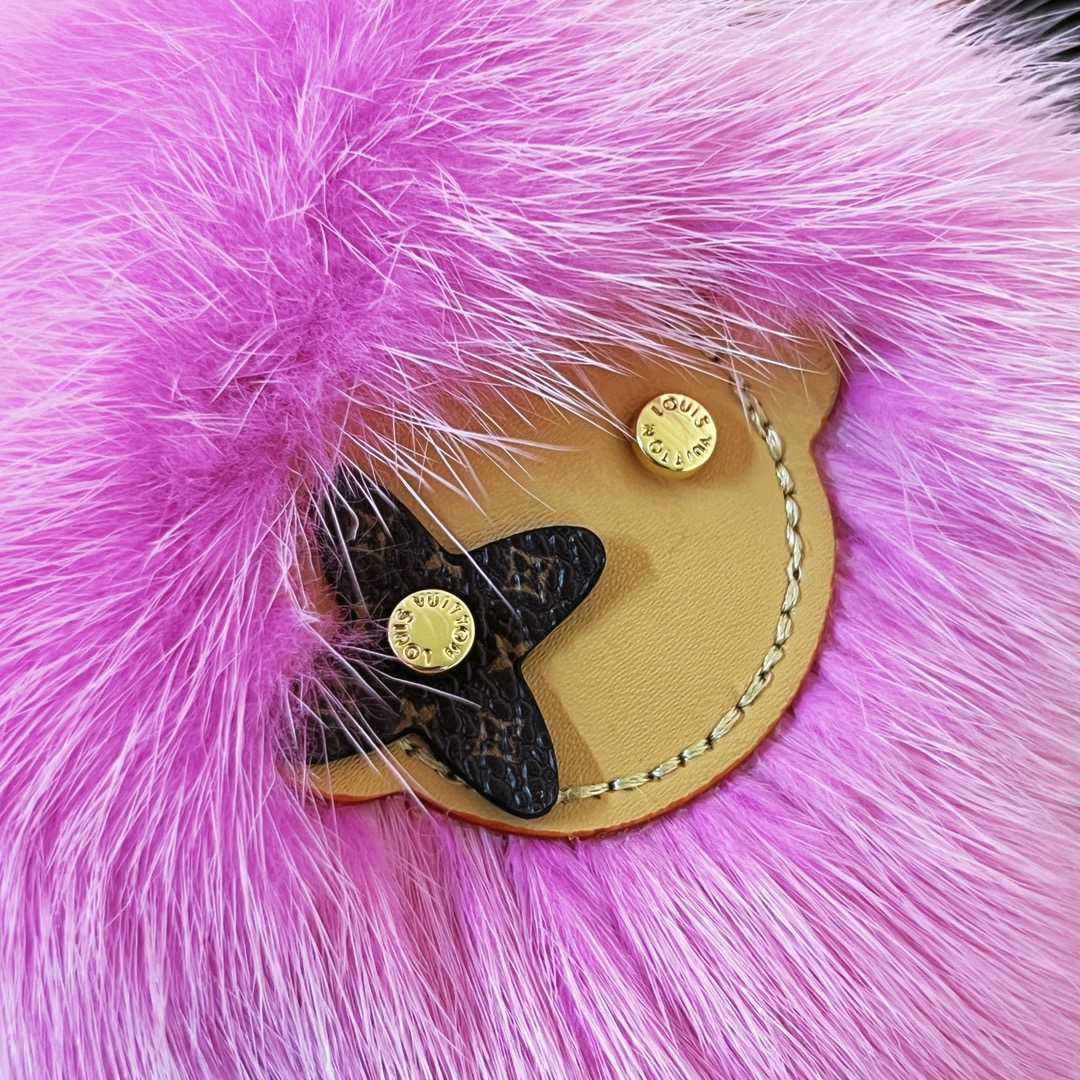 Louis Vuitto Vivienne Fur Key Holder   M01447 - DopestKickz