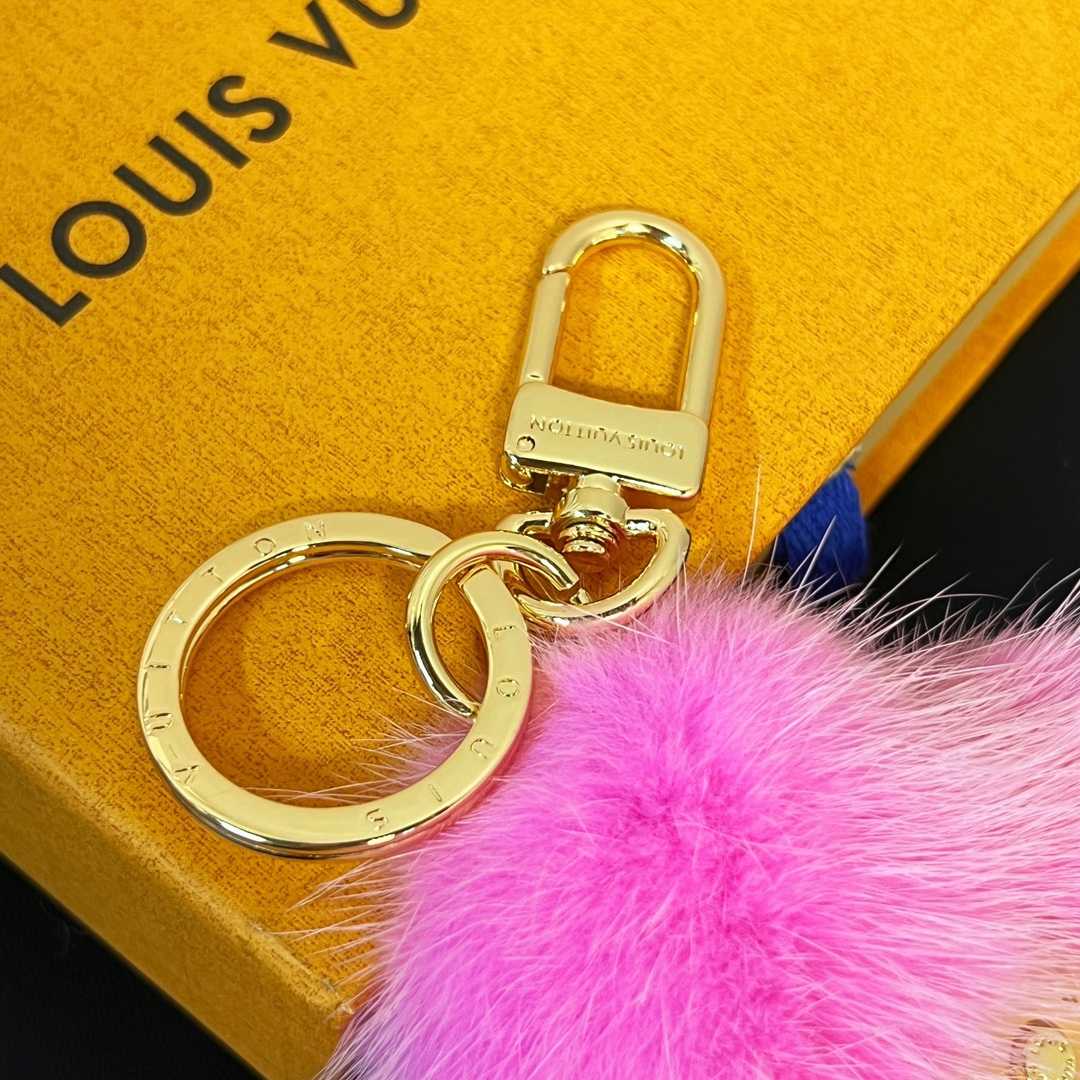 Louis Vuitto Vivienne Fur Key Holder   M01447 - DopestKickz