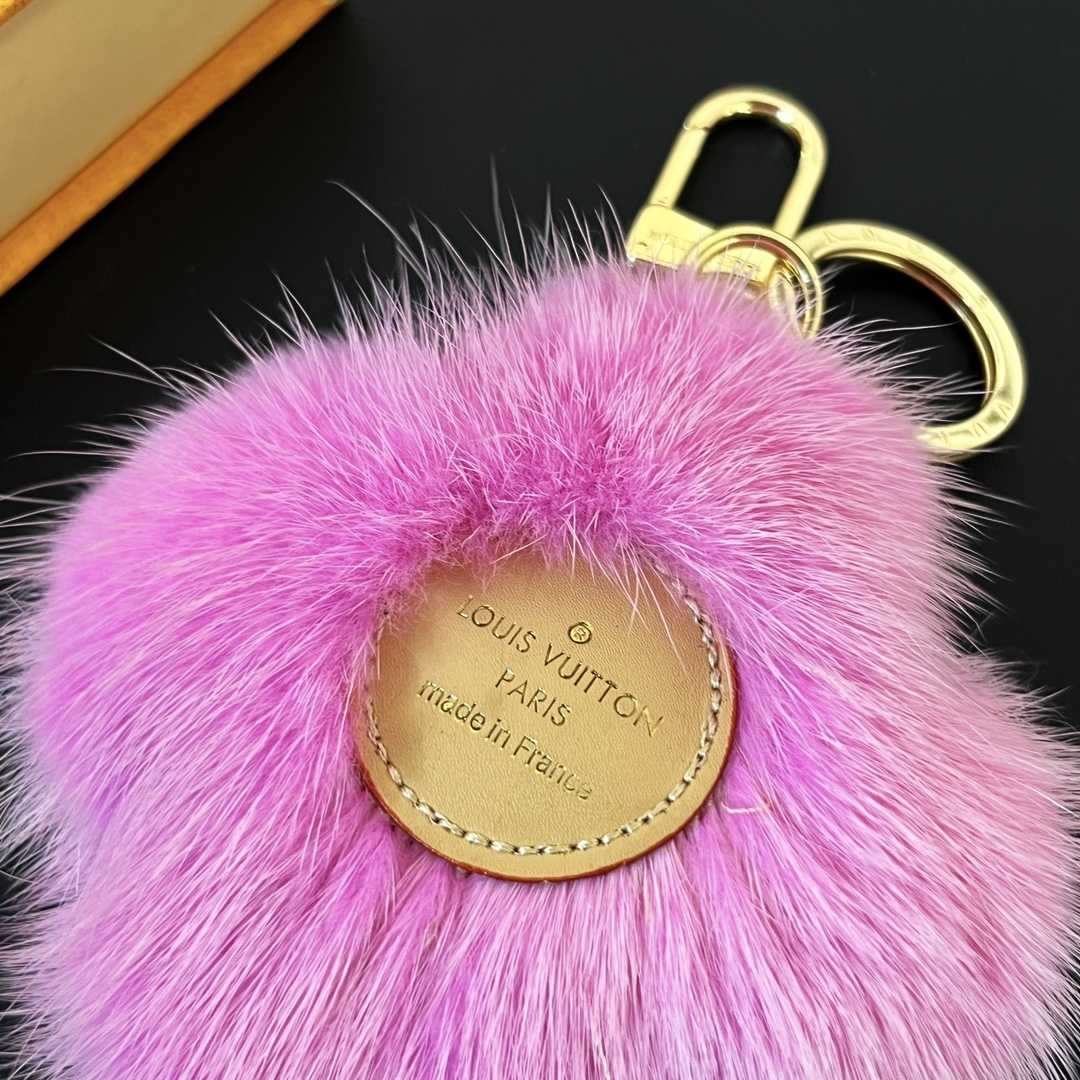Louis Vuitto Vivienne Fur Key Holder   M01447 - DopestKickz