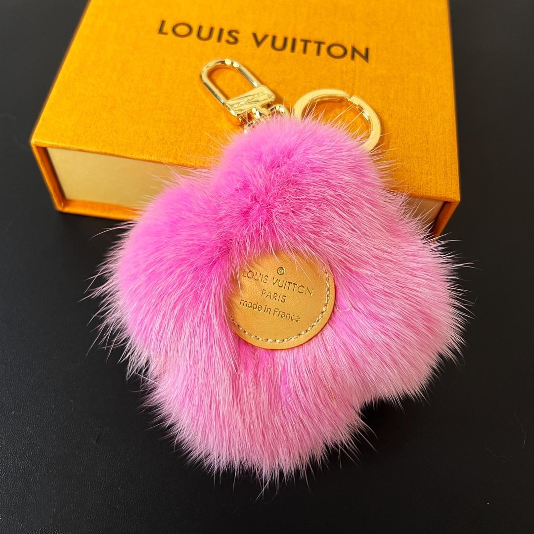 Louis Vuitto Vivienne Fur Key Holder   M01447 - DopestKickz