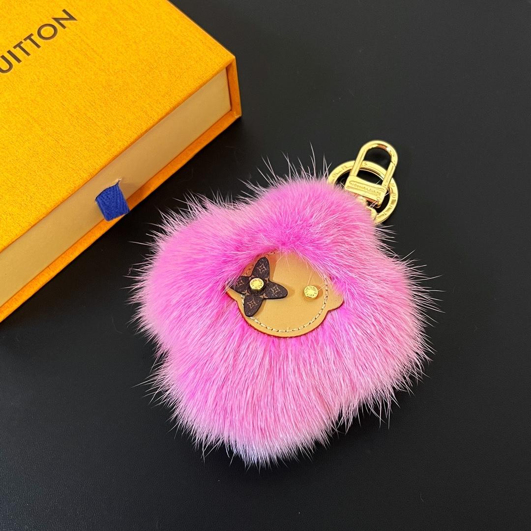 Louis Vuitto Vivienne Fur Key Holder   M01447 - DopestKickz