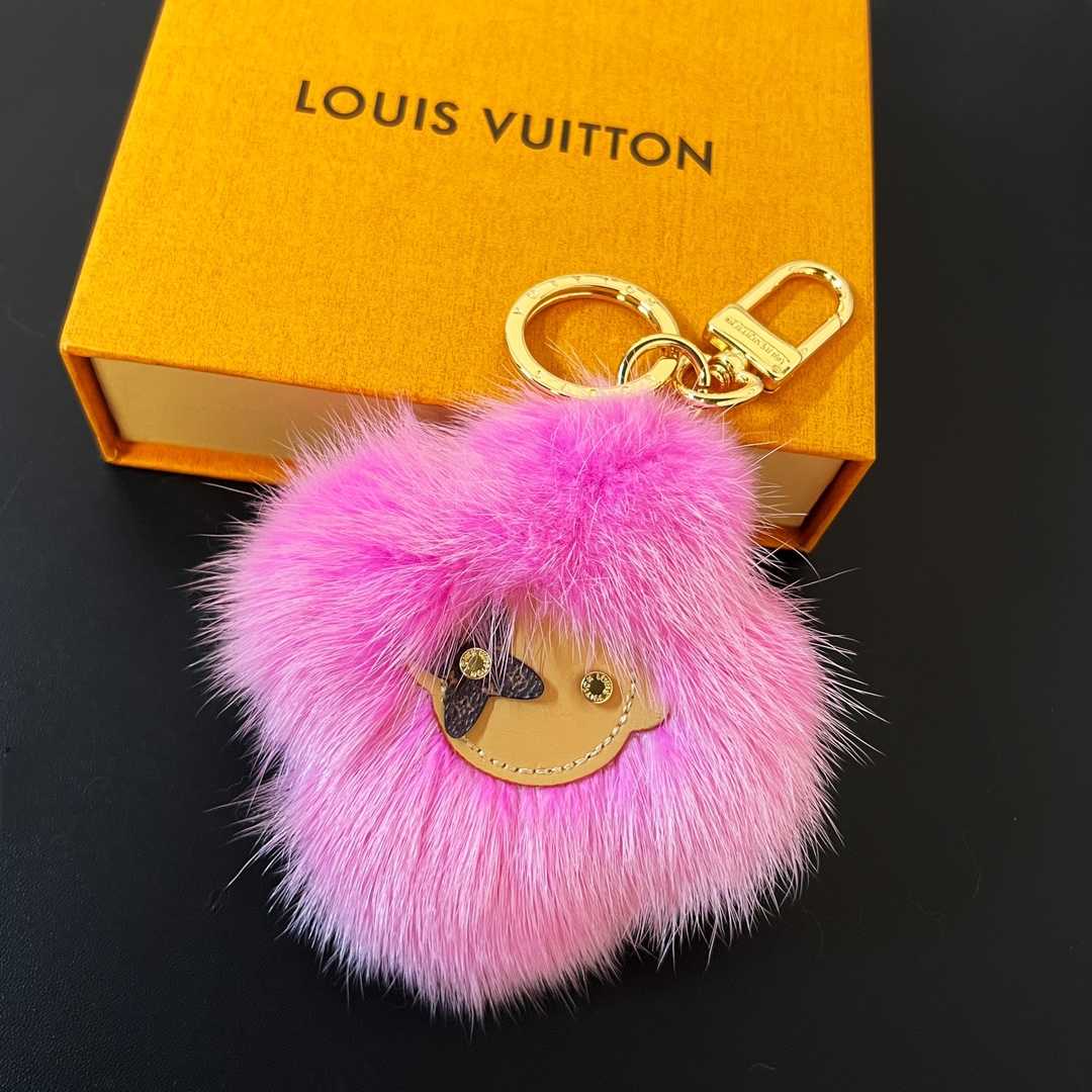 Louis Vuitto Vivienne Fur Key Holder   M01447 - DopestKickz